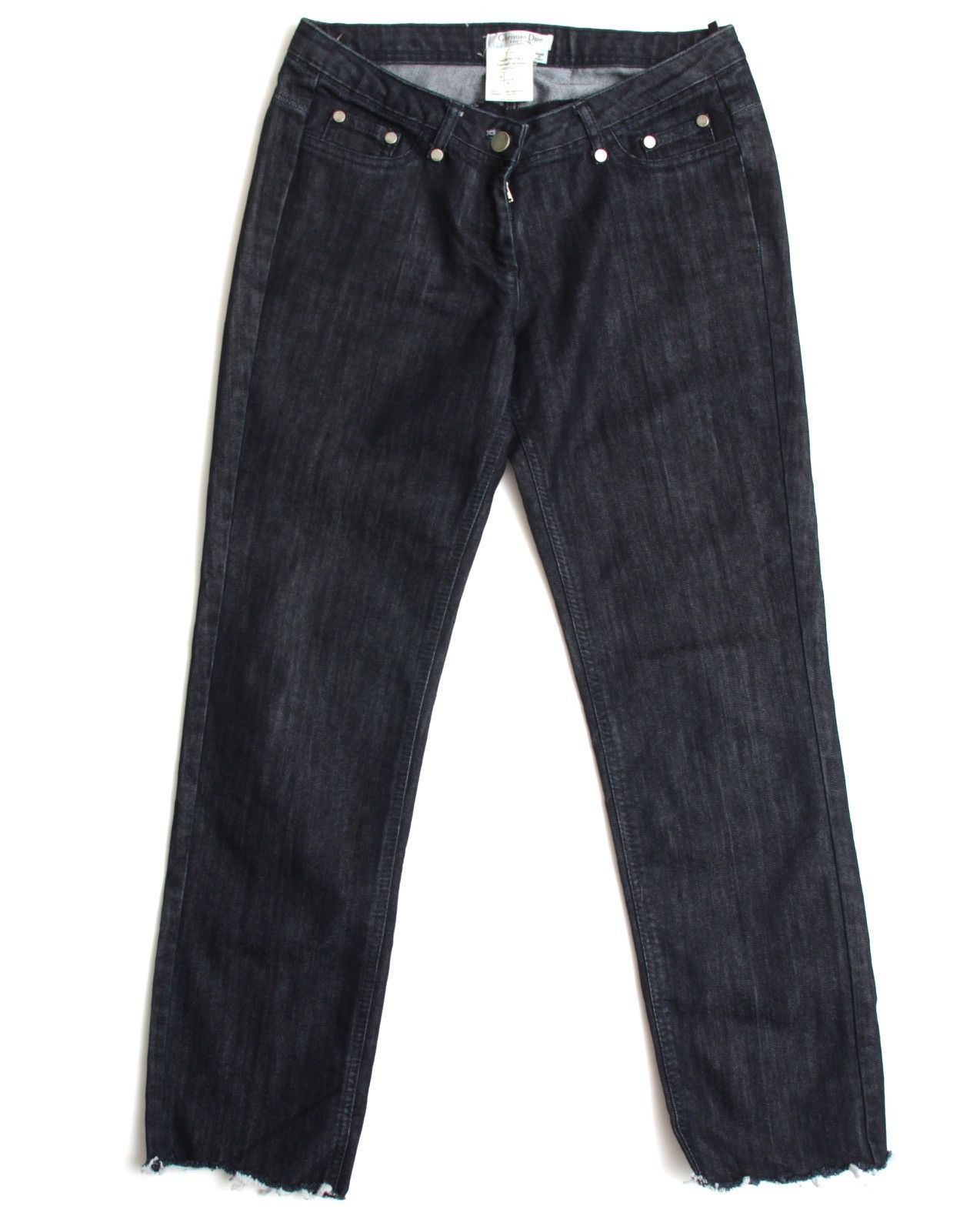 Dior Vintage Dior John Galliano Denim Jeans Size 27" / US 4 / IT 40 - 2 Thumbnail
