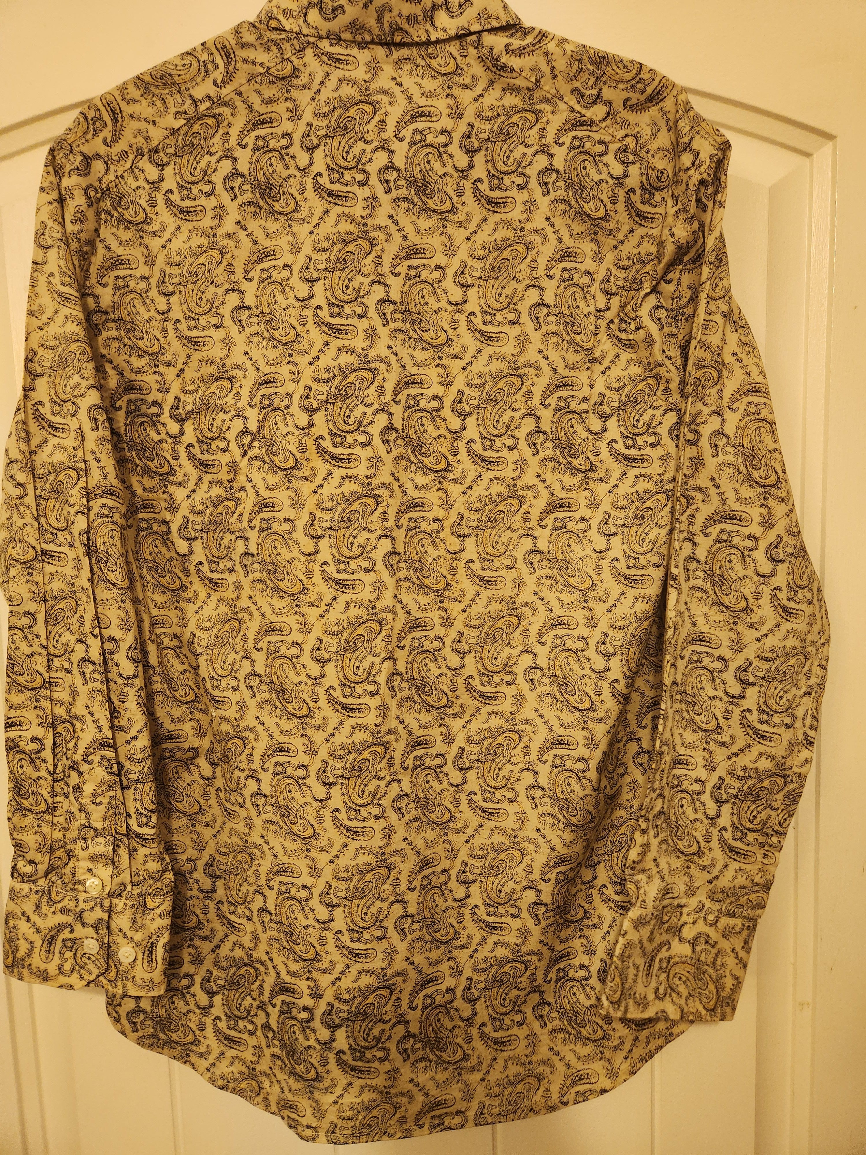 Theory NWOT 100% Cotton Paisley Long Sleeve Shirt Size US S / EU 44-46 / 1 - 2 Thumbnail