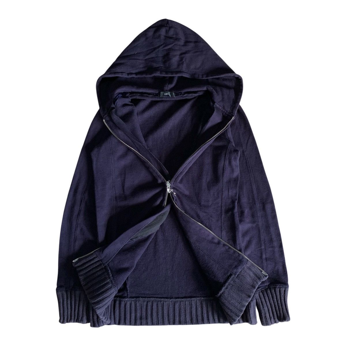 Japanese Brand 2000s Ined Yohji Yamamoto Zip Hoodie V-keii Ifsix Lgb Style Size XS / US 0-2 / IT 36-38 - 1 Thumbnail