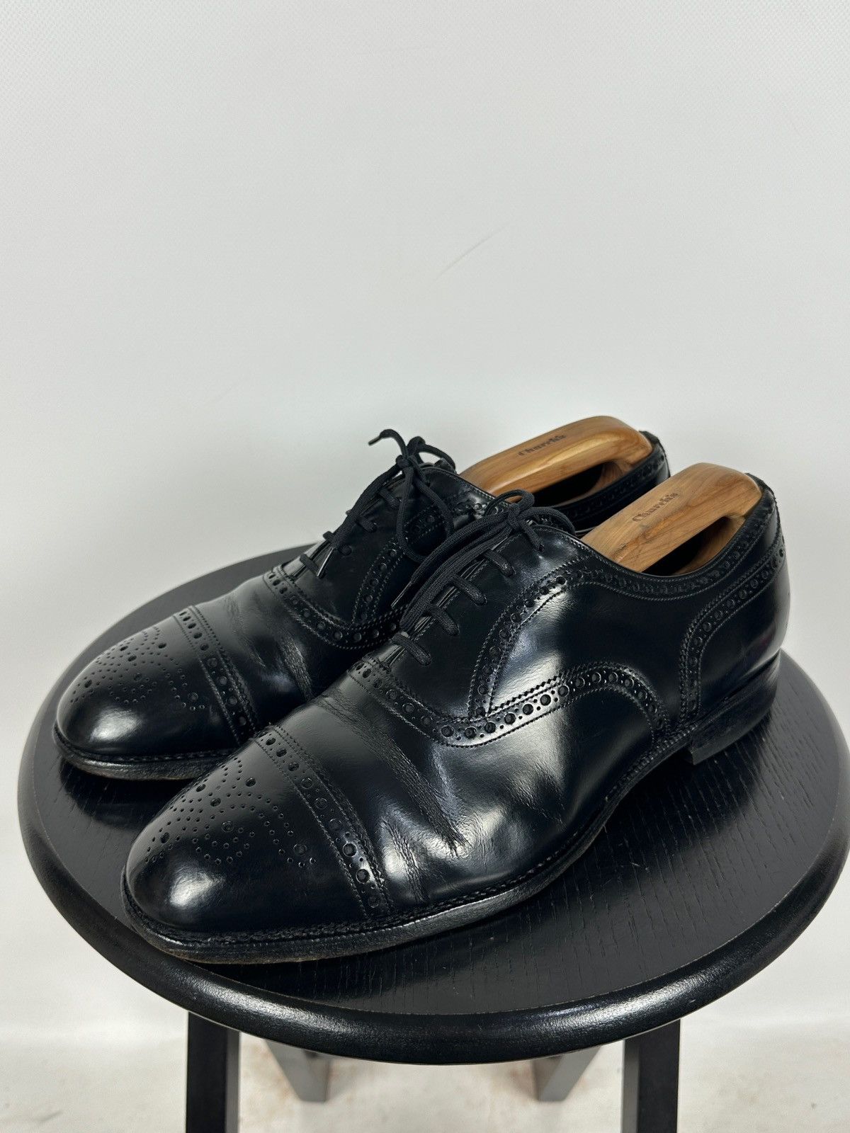 Church's Church’s Black Leather Oxford Brogue Dress England Shoes Size US 9.5 / EU 42-43 - 1 Thumbnail