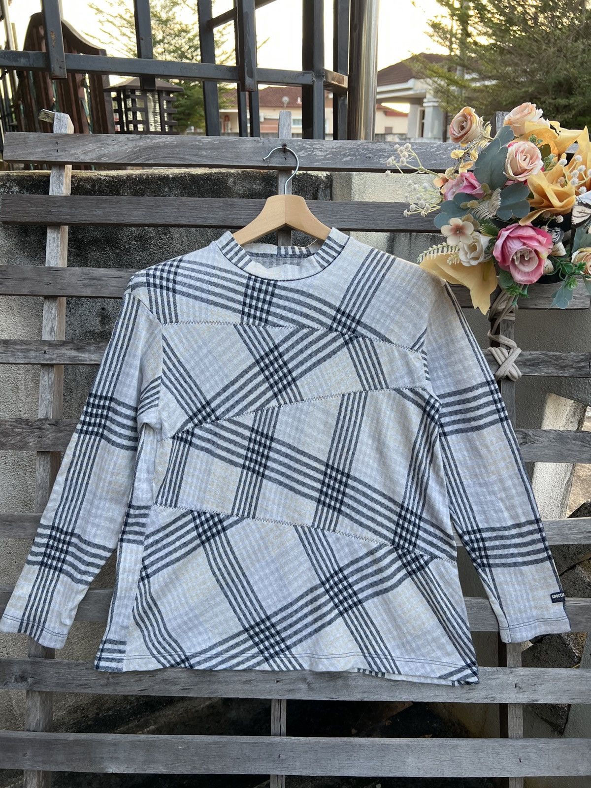 Hai Sporting Gear Hai Sporting Gear by Issey Miyake Checkered LongSleeve Shirt Size S / US 4 / IT 40 - 1 Thumbnail