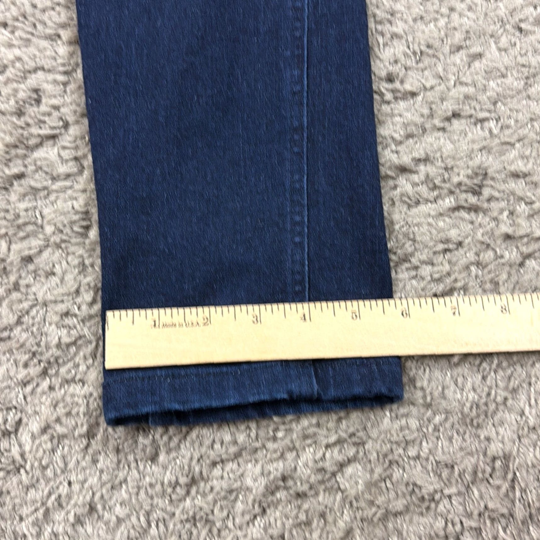 Vintage Barbell Apparel Jeans Mens 30 Straight Slim Fit Dark Wash Denim USA Made Size US 28 / EU 44 - 7 Thumbnail
