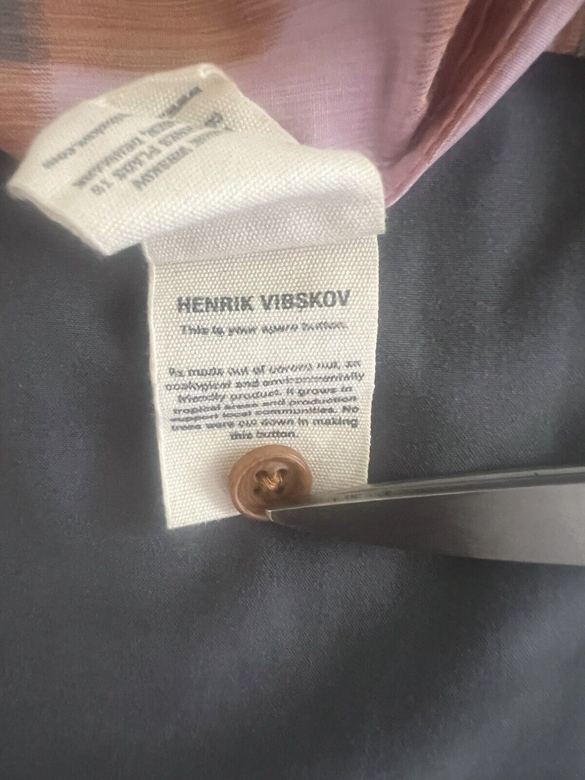 Henrik Vibskov The Artist Shirt Pink Cubes Spring Summer ‘22 Size XS Size US XS / EU 42 / 0 - 5 Thumbnail