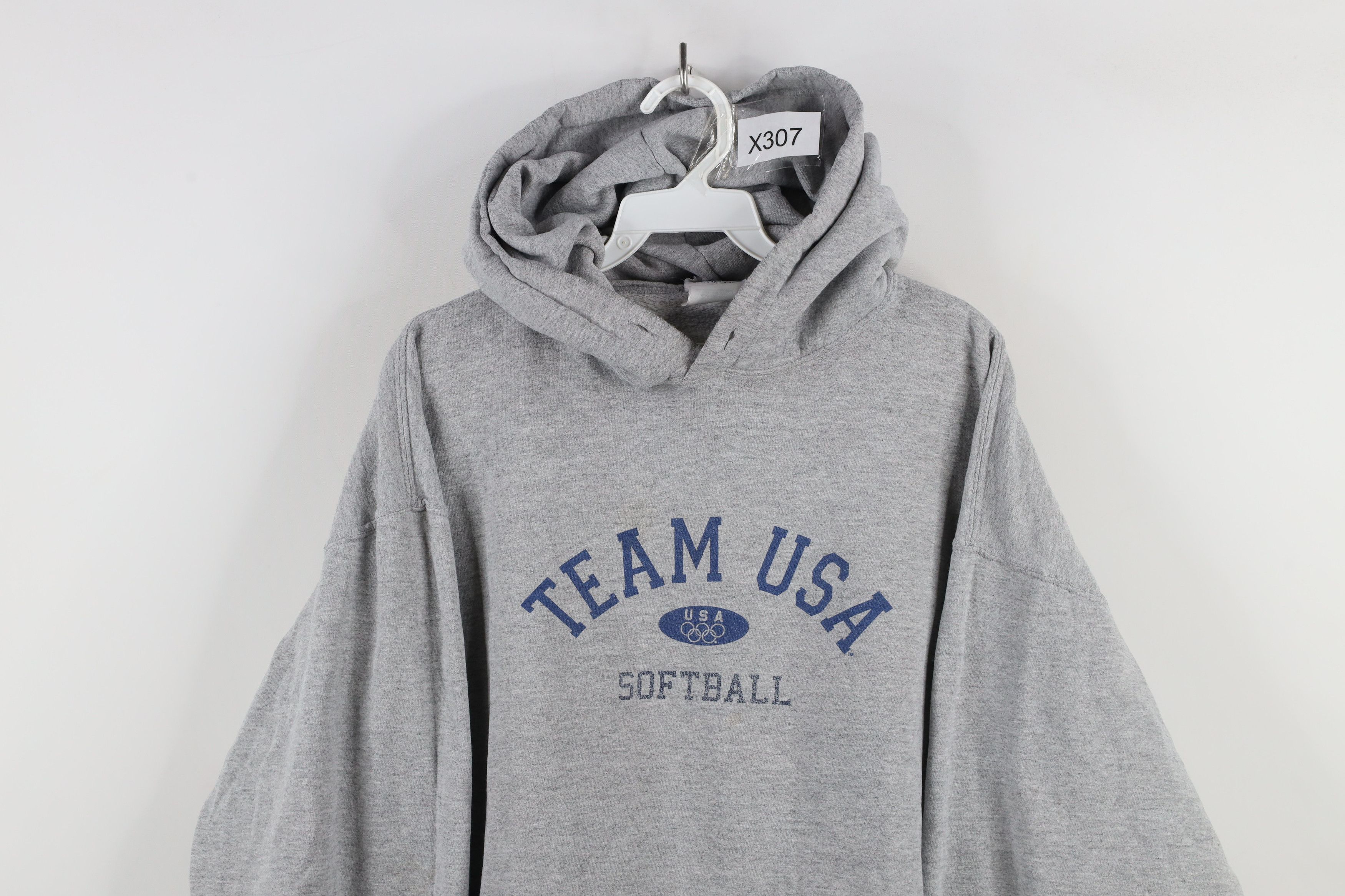 Vintage Vintage USA Olympics Spell Out Team USA Softball Hoodie Size L / US 10 / IT 46 - 2 Thumbnail