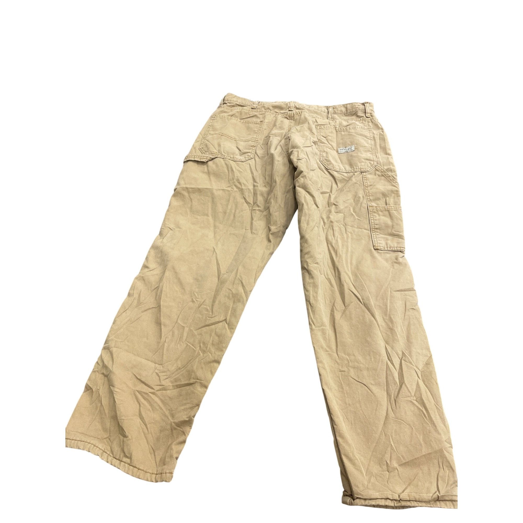 Wrangler Wrangler Real comfort Mens Tan cargo pants size 36W X 32L SK Size US 36 / EU 52 - 11 Thumbnail