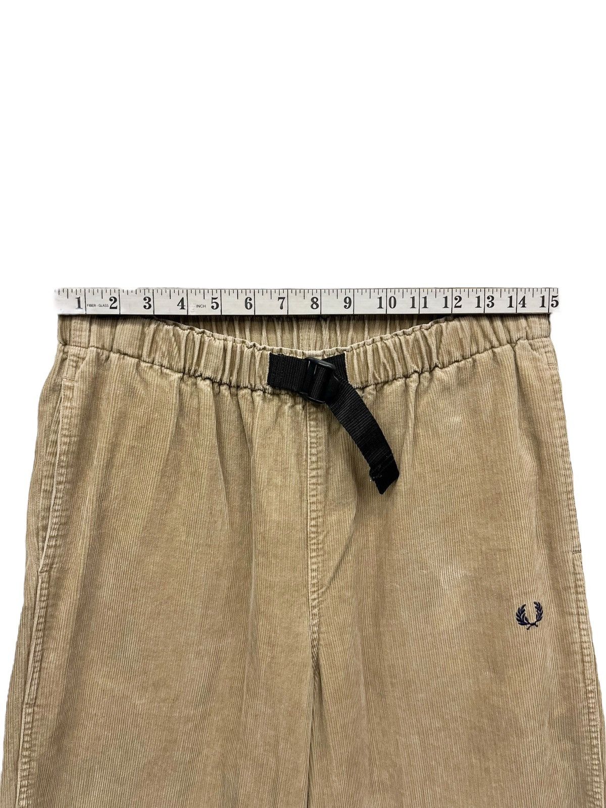 Fred Perry 🔥Vintage FRED PERRY Corduroy Elastic Waist Easy Fit Pants Size US 30 / EU 46 - 9 Thumbnail