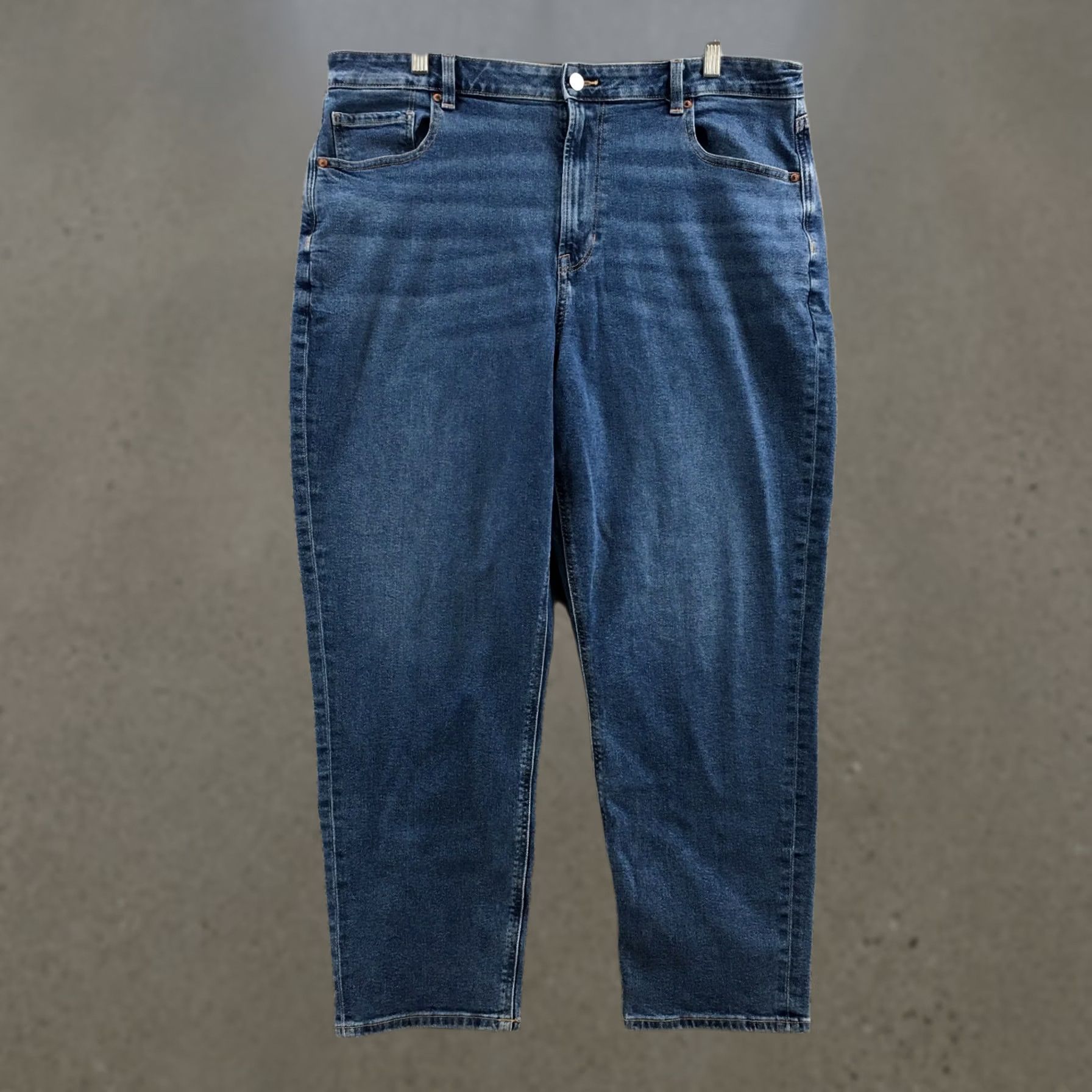 American Eagle Outfitters American Eagle Outfitters Jeans Womens 18R Cropped Blue Denim Zip Stretch 5-Pocket Regular Rise Modern Fit Womens - Mens? Size 40" / US 18 - 1 Thumbnail