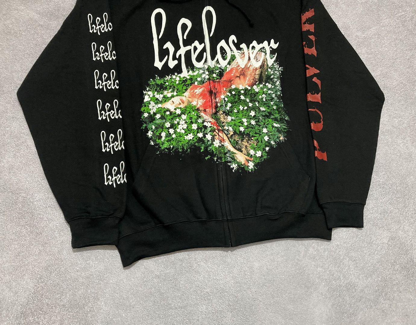 Band Tees Zip-hoodie Lifelover Pulver - black metal Size US XL / EU 56 / 4 - 3 Thumbnail