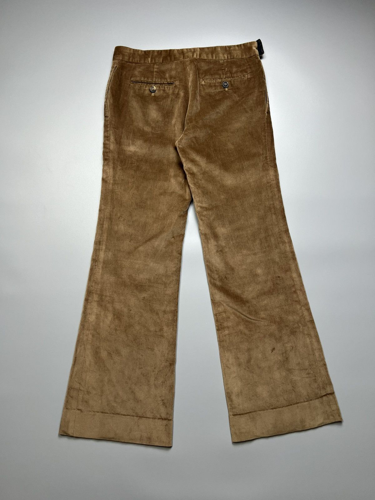 APC - Wide Leg Corduroy Belted style Brown Pants