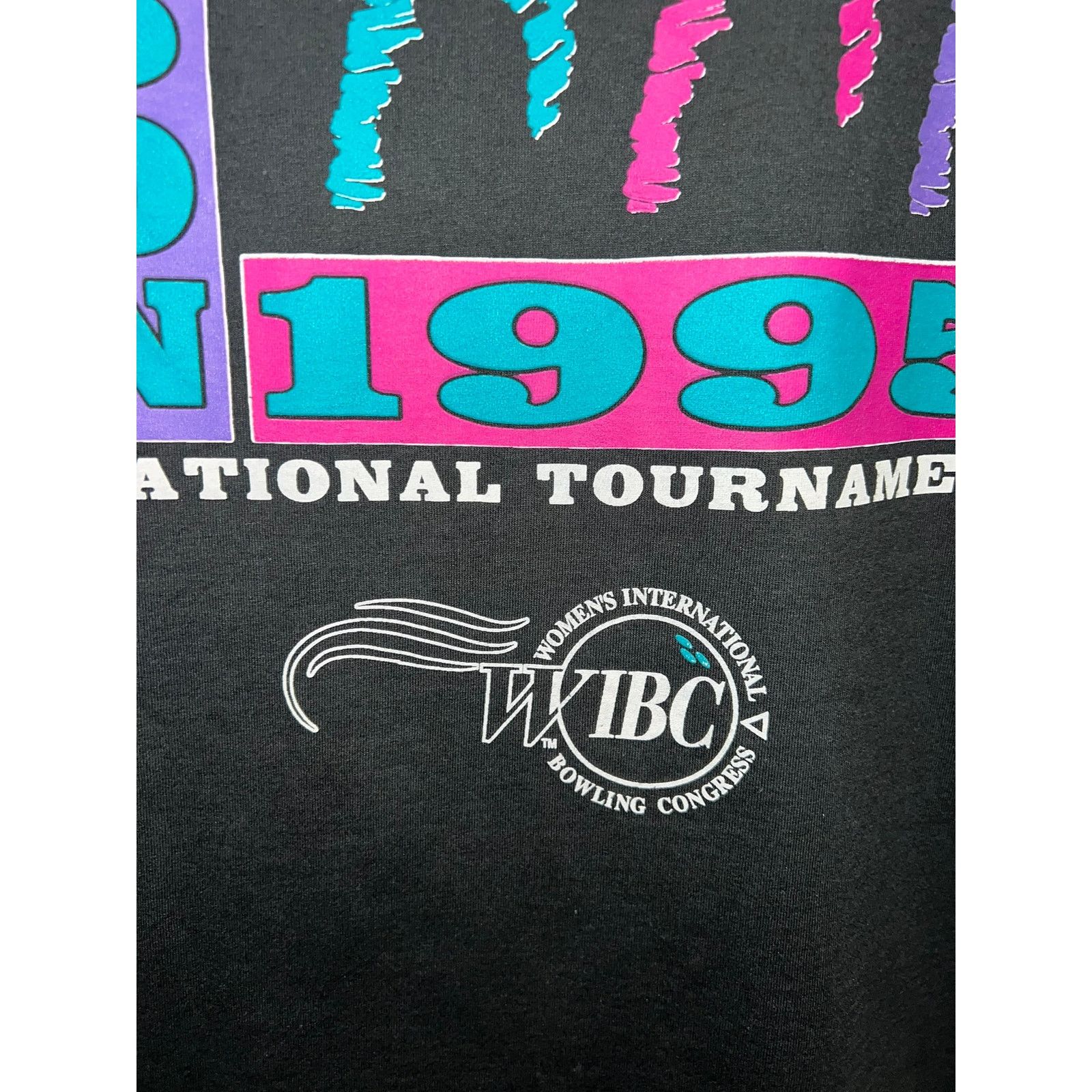 Fruit Of The Loom Vintage Bowling Graphic Shirt Womens Congress Bowl 90s XL Size US XL / EU 56 / 4 - 5 Thumbnail