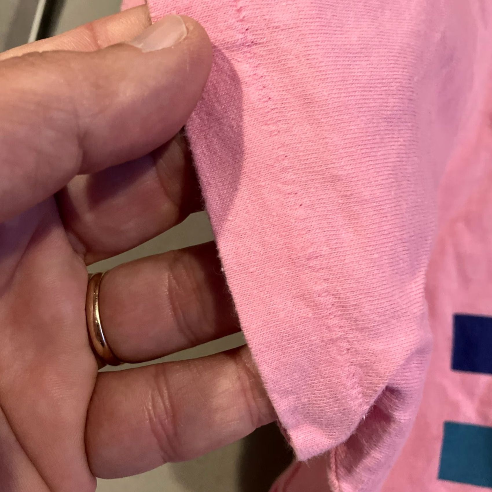 X-LARGE VINTAGE BOSTON BEACH CLUB Shirt Large Pink Royal Tag Single Stitch T Size US L / EU 52-54 / 3 - 4 Thumbnail