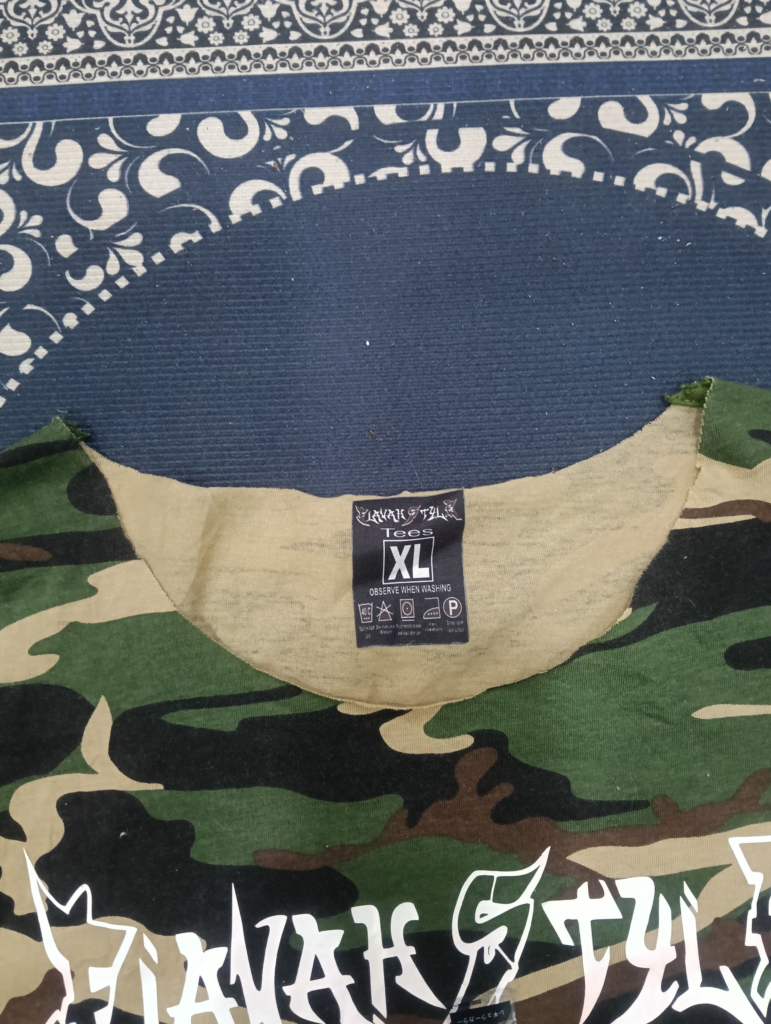 Rap Tees Camouflage Japanese Brand Rap/Hip-hop Tees Size US L / EU 52-54 / 3 - 4 Thumbnail