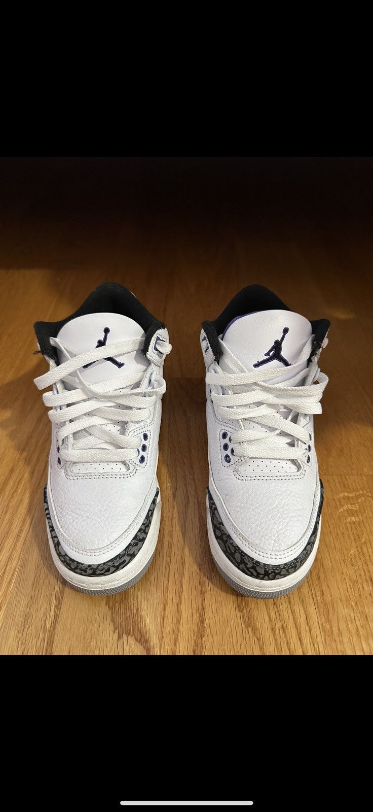 Jordan Brand Air Jordan 3 Retro Dark Iris Size US 4 / IT 34 - 1 Thumbnail