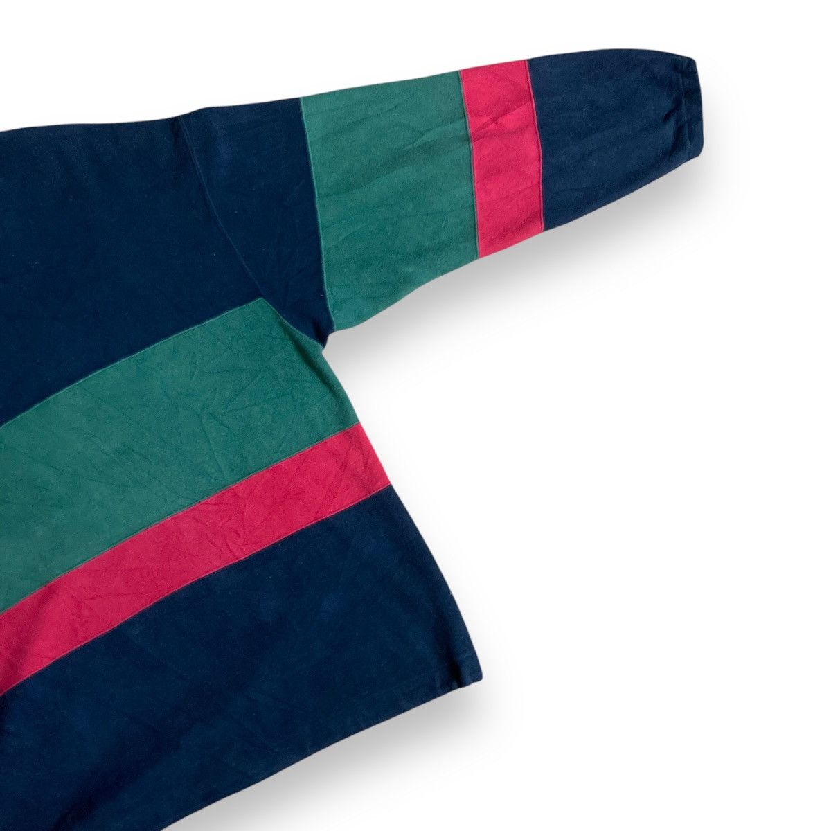 Burberry VINTAGE BURBERRY RUBBER PATCH QUATER ZIPPER SWEATSHIRT Size US L / EU 52-54 / 3 - 9 Thumbnail