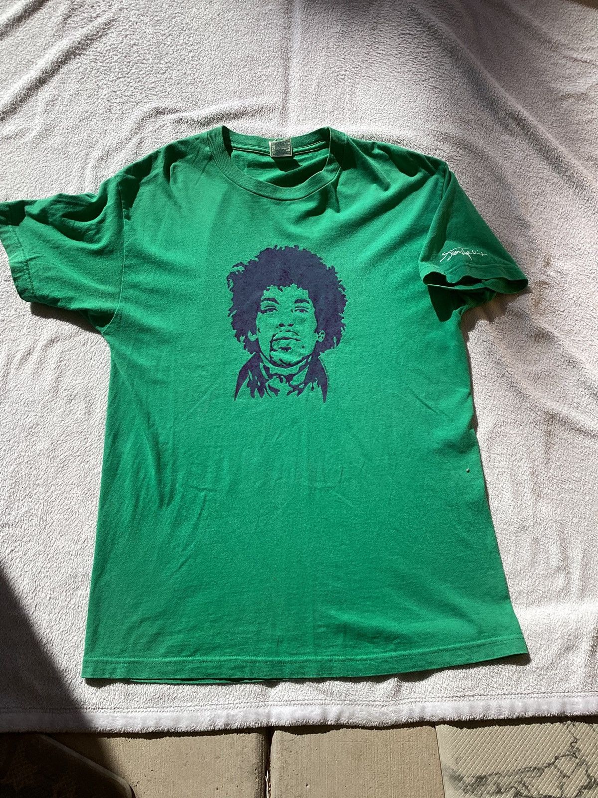 Other Vtg 2004 Jimi Hendrix sleeve signature headshot green Tee Size US L / EU 52-54 / 3 - 1 Thumbnail