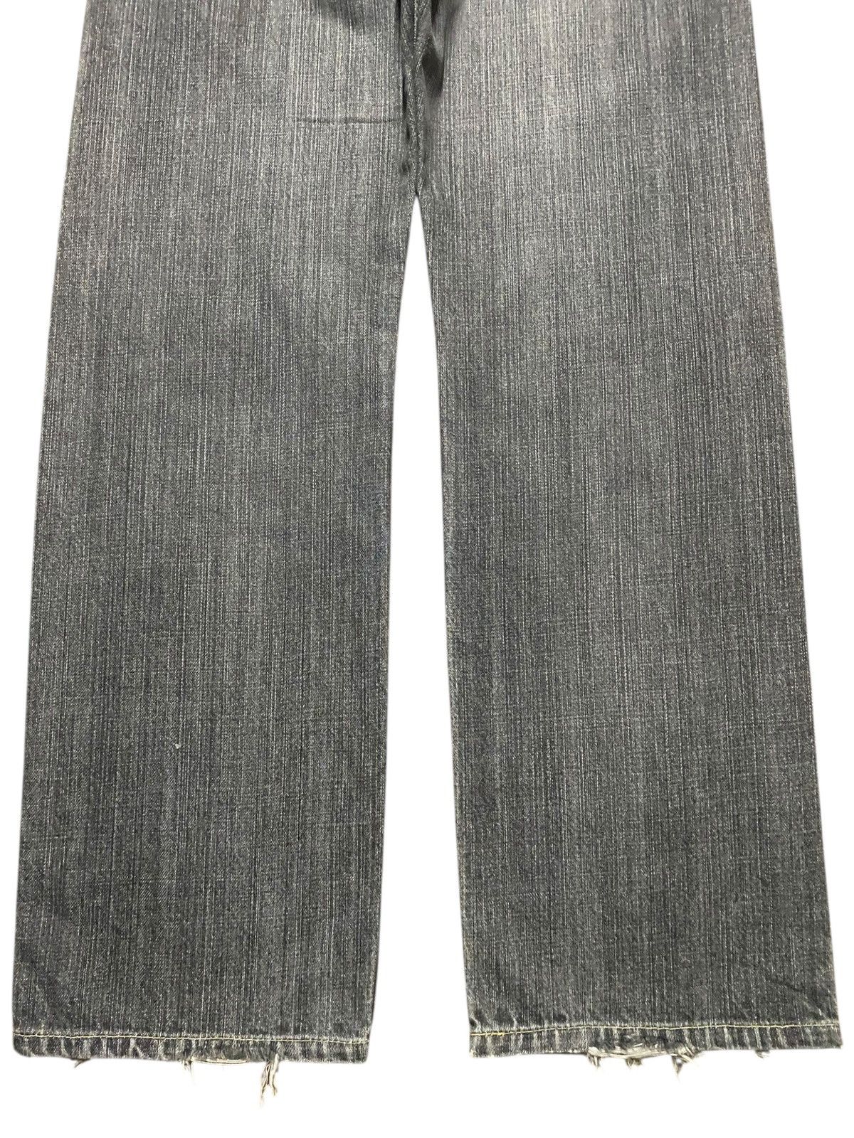 Japanese Brand Vintage Japan Brand Bobson Fade Black Distressed Loose Jeans Size US 32 / EU 48 - 6 Thumbnail