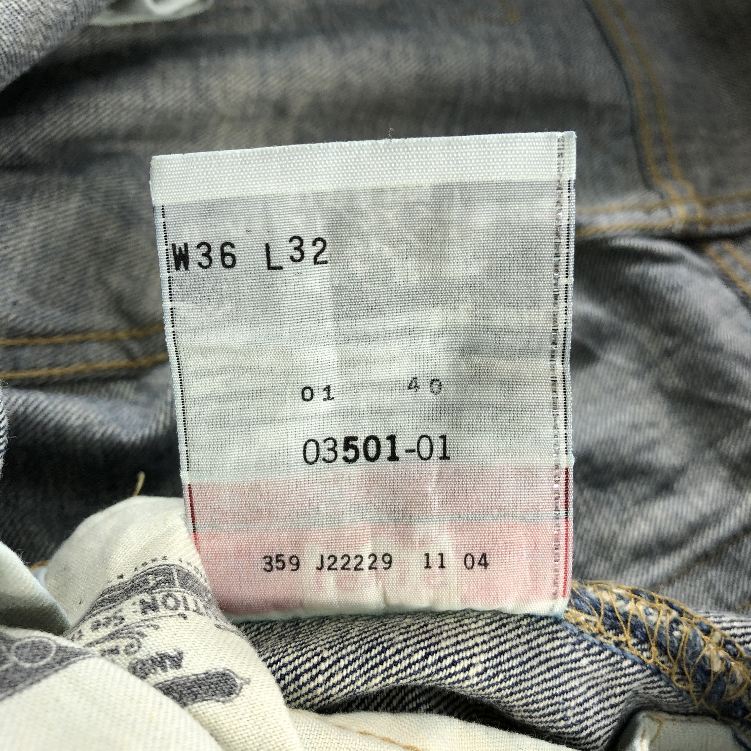 Levi's × Vintage Vintage 90s Levis 501 Jeans-JM2268 Size US 37 - 15 Thumbnail