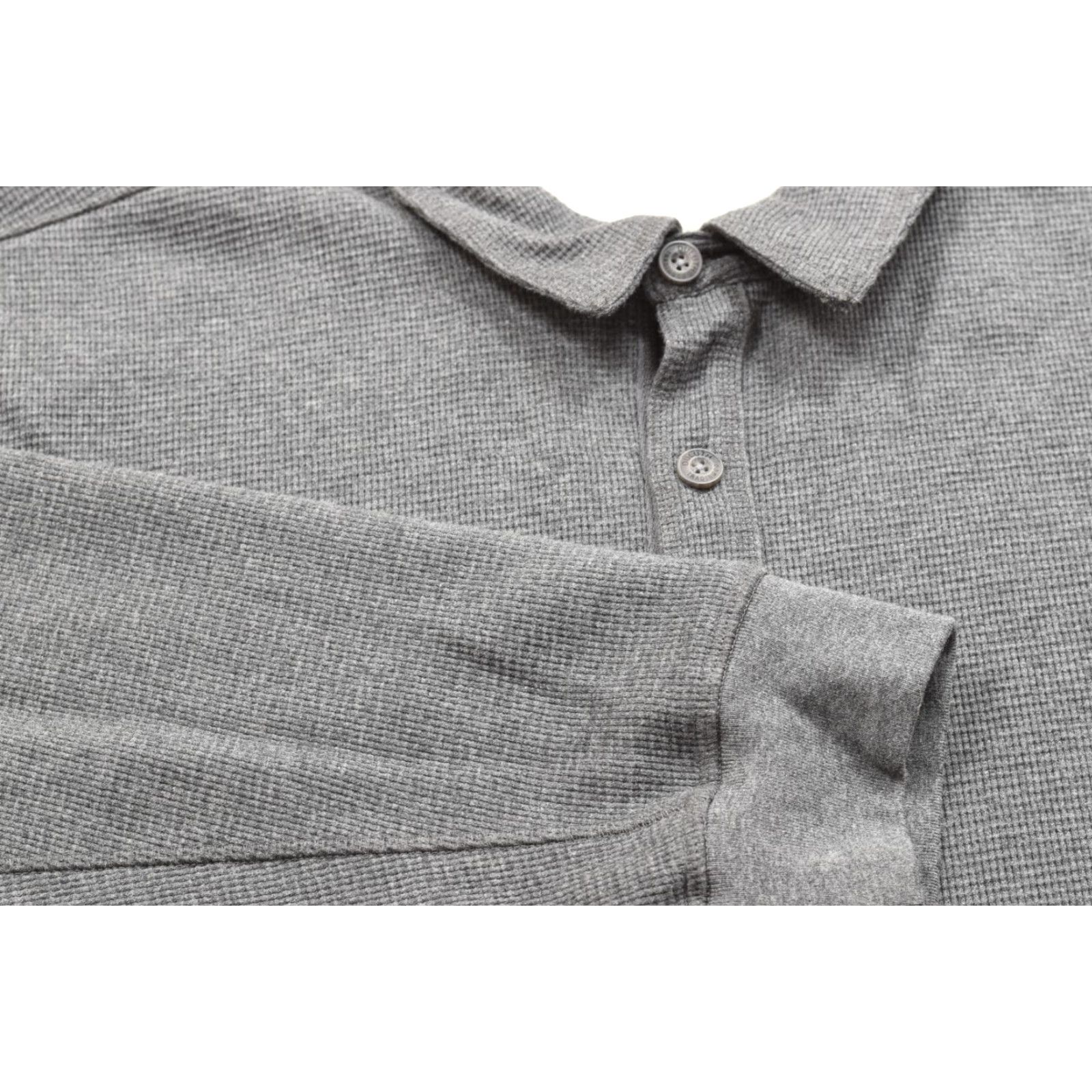 CO Duluth Men's 3XL Grey Waffle Knit Faux Fur Lined Shirt Jacket Shacket Bomber Jacket Regular Winter Fall Spring Gray Size US XXL / EU 58 / 5 - 7 Thumbnail