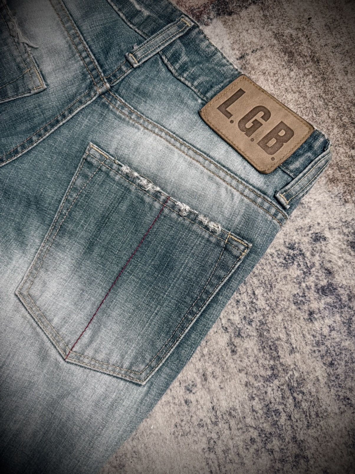 Le Grande Bleu (L.G.B.) le grand bleu mega flared denim Size US 28 / EU 44 - 4 Thumbnail