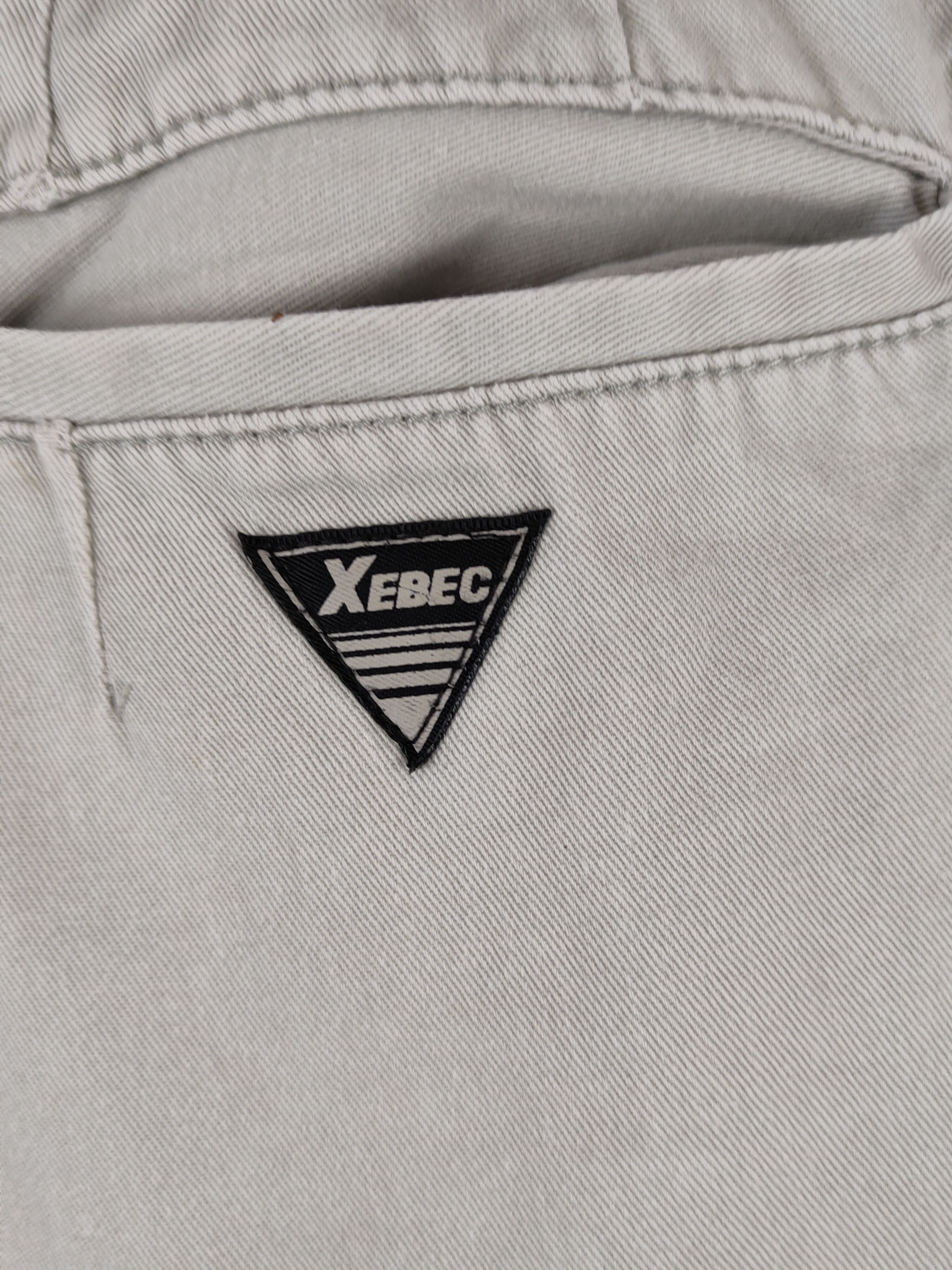 Japanese Brand Xebec Light Gray Multipocket Tactical Cargo Pants #S1750 Size US 31 - 14 Thumbnail