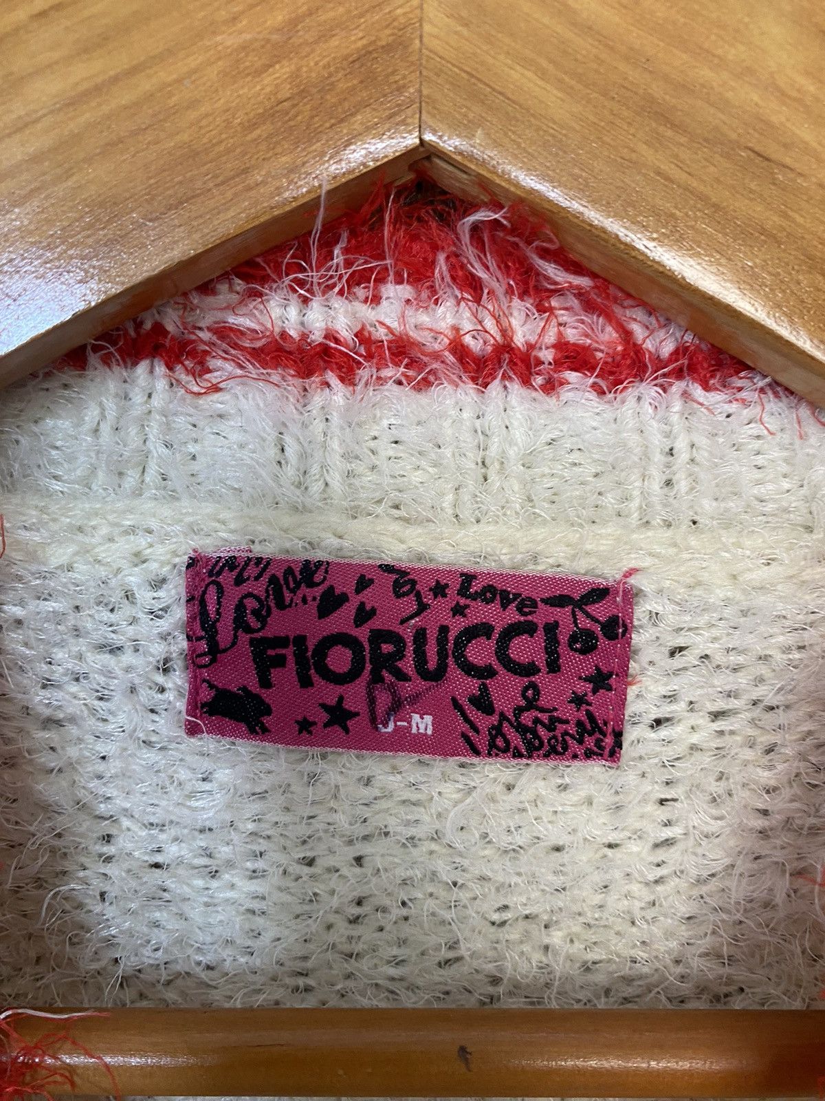 Designer × Fiorucci × Japanese Brand Fiorucci Mohair F camo logo ring Size S / US 4 / IT 40 - 11 Thumbnail
