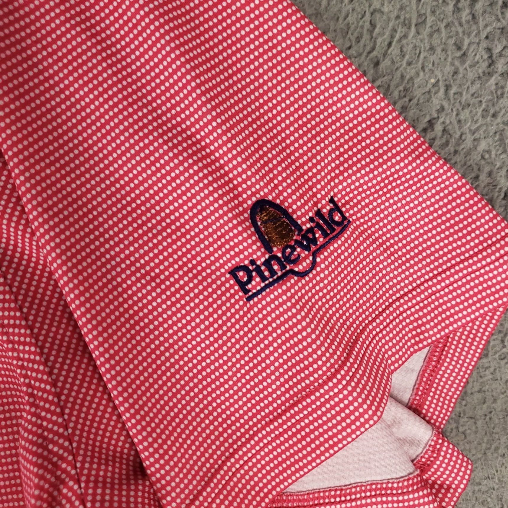 Vintage Donald Ross Polo Shirt Mens XL Pink Micro Dot Short Sleeve Polo Size US XL / EU 56 / 4 - 4 Thumbnail