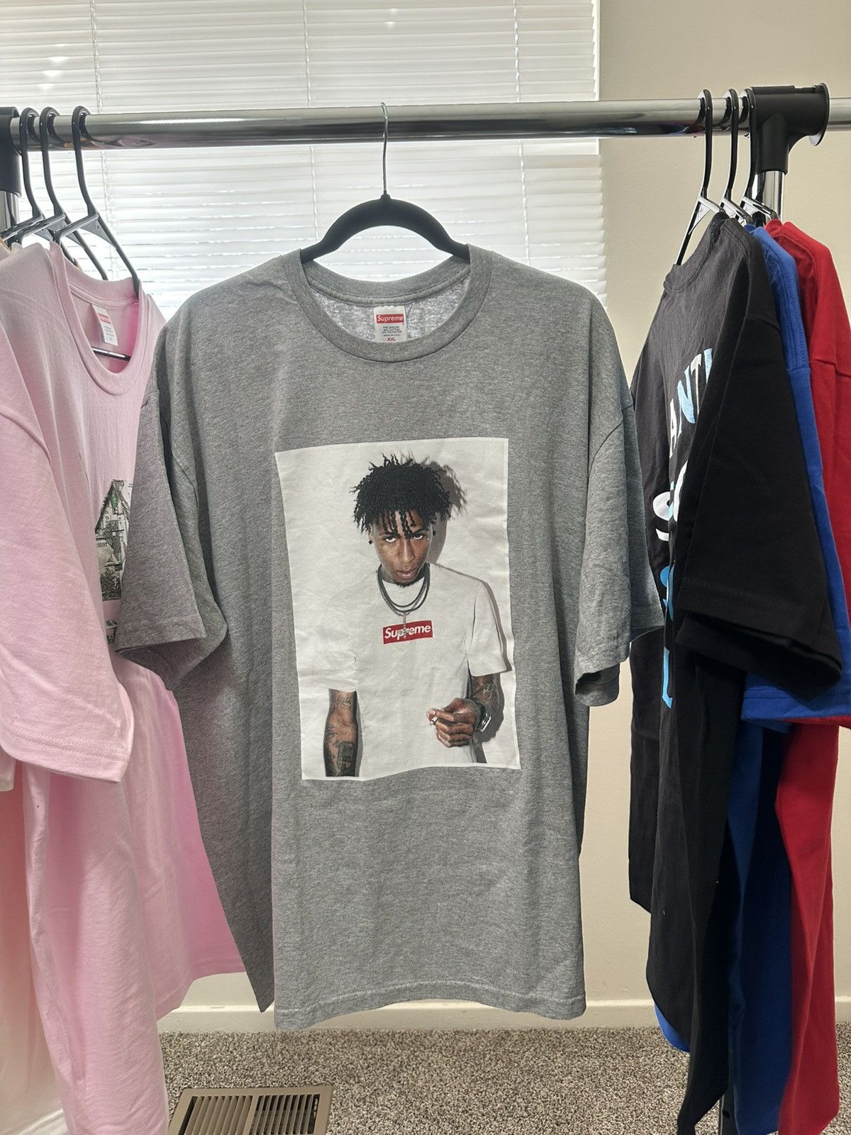 Supreme Sulreme x nba youngboy tee Size US XXL / EU 58 / 5 - 1 Thumbnail