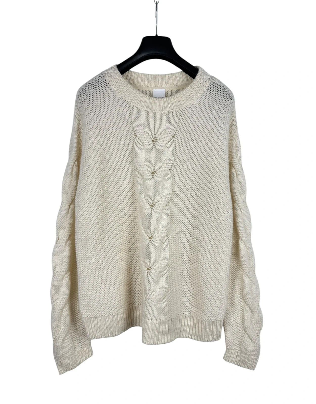 Other Madeleine Tight Knit Cashmere Sweater Ivory size Size L / US 10 / IT 46 - 8 Thumbnail