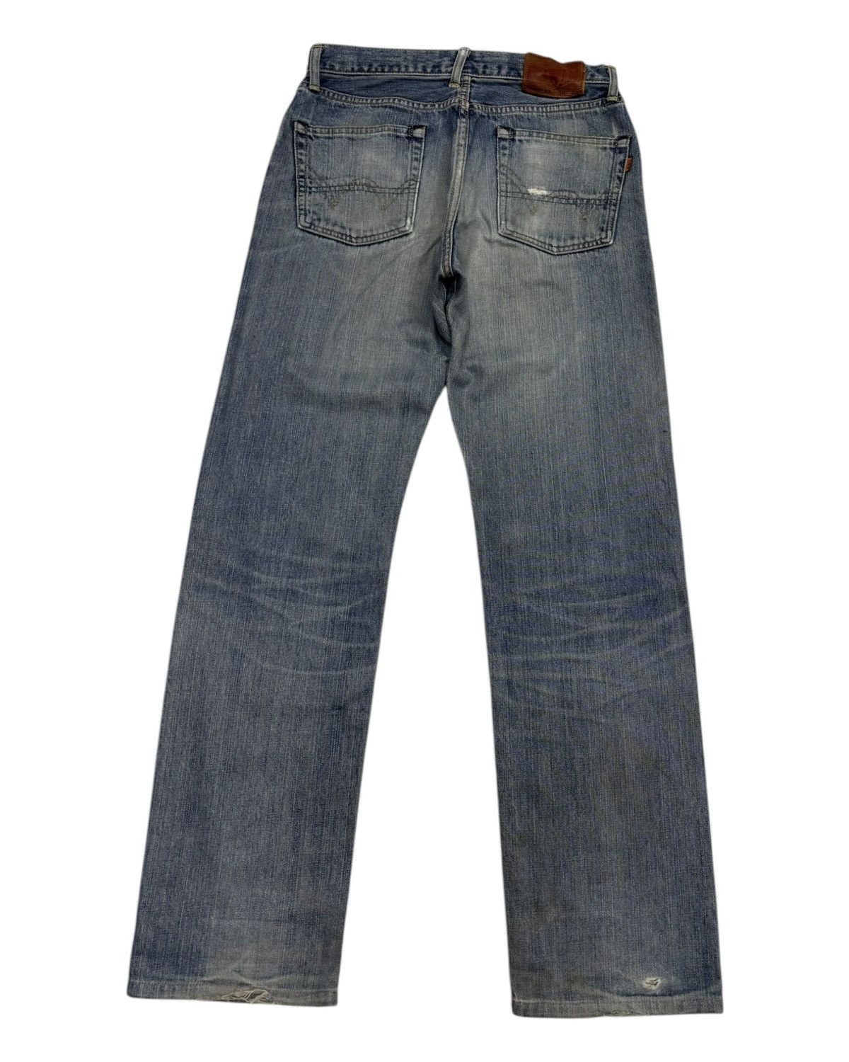 14th Addiction 🔥EDWIN 505xx SELVEDGE BAGGY DISTRESSED DENIM JEANS Size US 30 / EU 46 - 8 Thumbnail