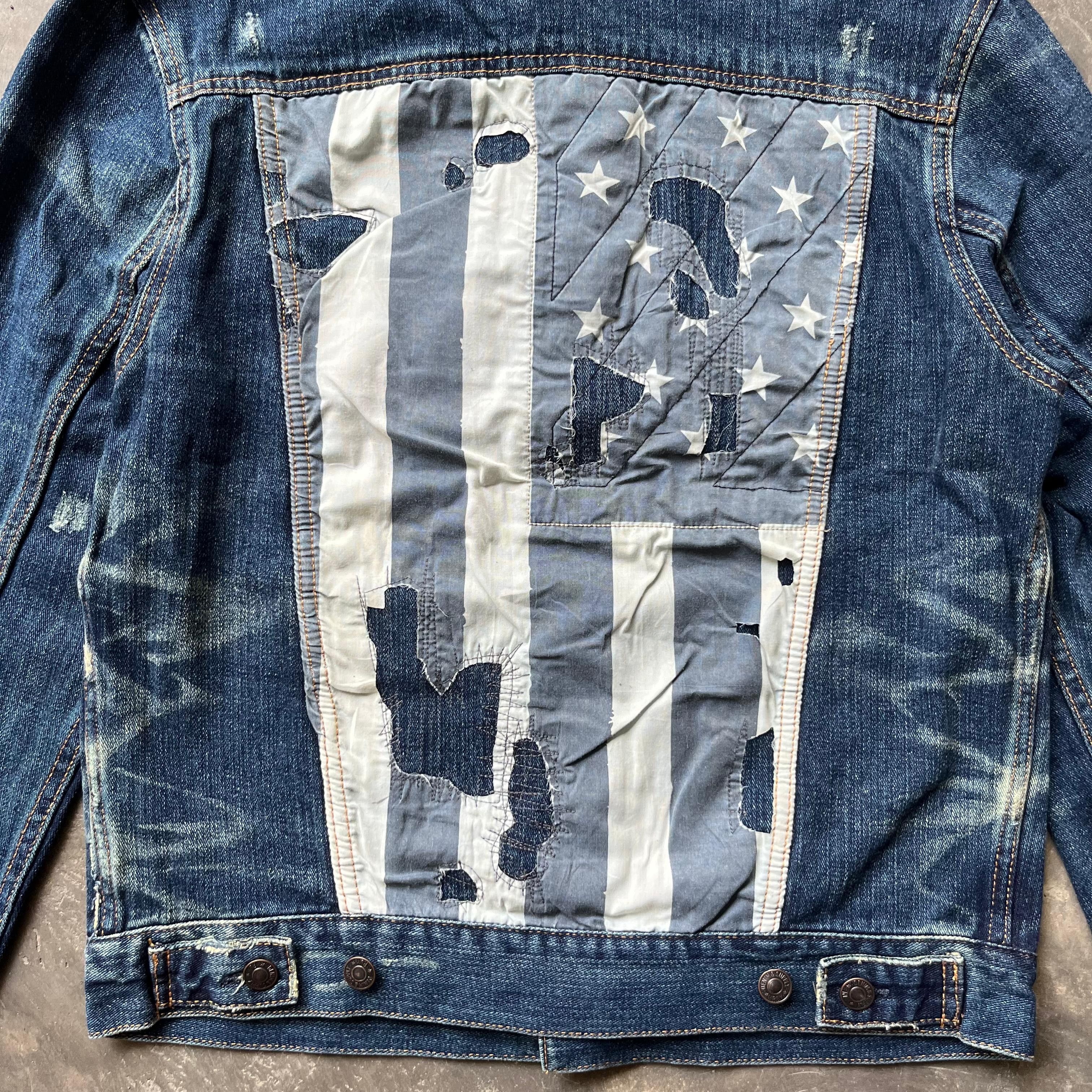 Denim & Supply Ralph Lauren Denim & Supply Ralph Lauren American Flag Denim Jacket Size US L / EU 52-54 / 3 - 15 Thumbnail