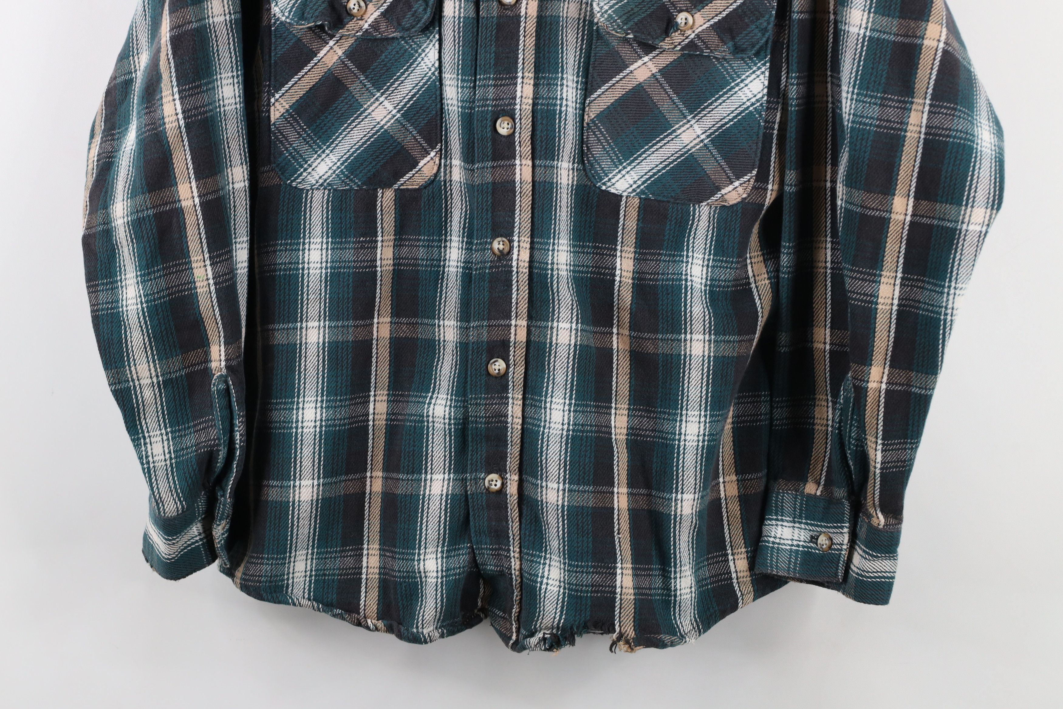 FiveBrother × Vintage Vintage 90s Five Brother Heavyweight Button Shirt USA Size US M / EU 48-50 / 2 - 3 Thumbnail