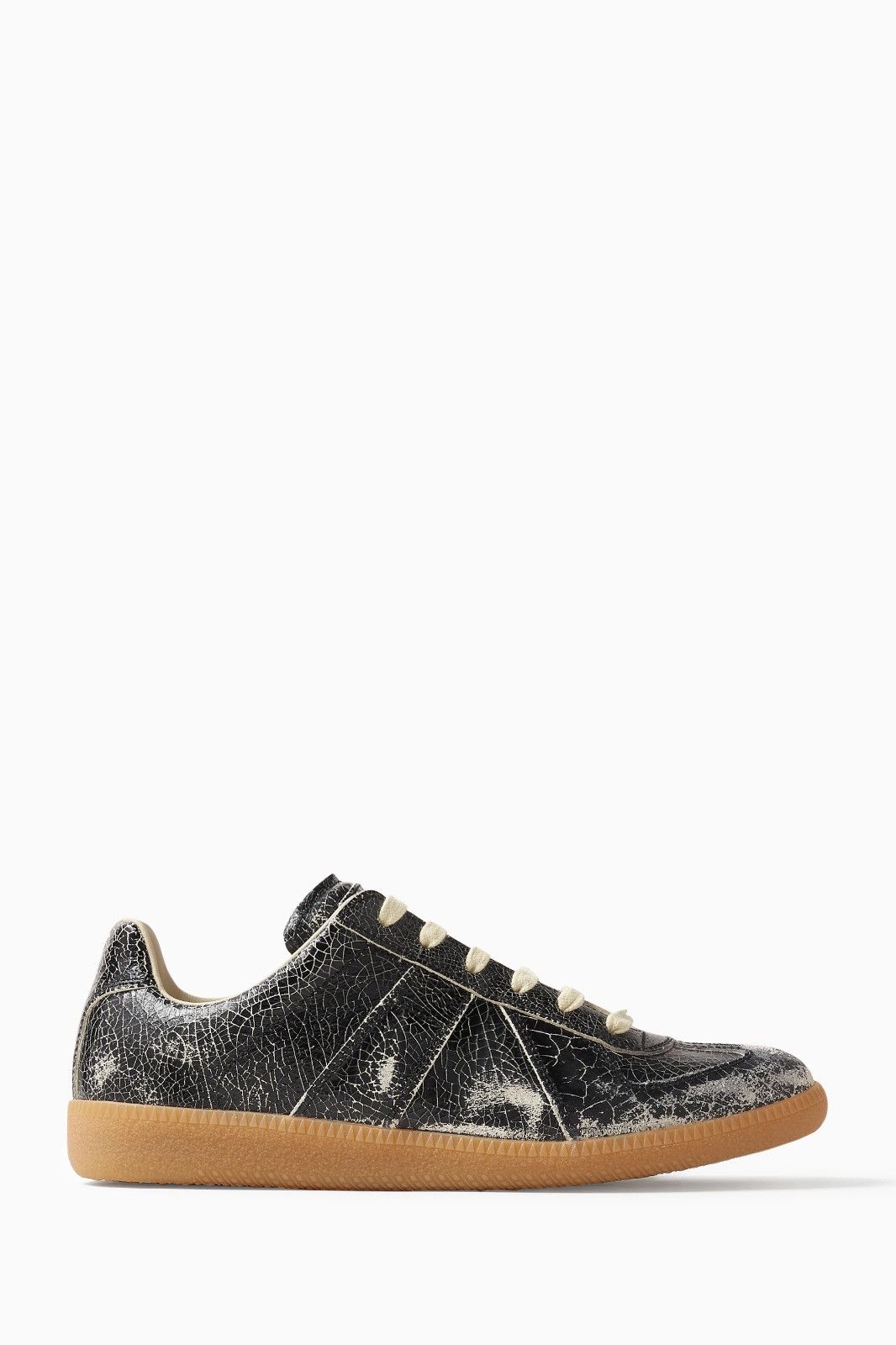 Maison Margiela o1bcso1str0526 Replica Sneakers in Black/White Size US 7 / EU 40 - 1 Thumbnail