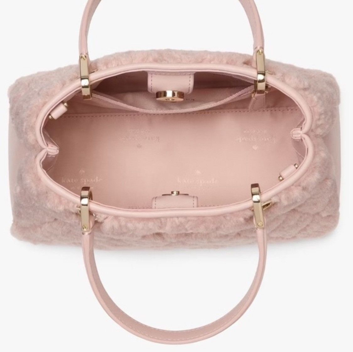 Kate Spade NWT KATE SPADE Carey Faux Fur‎ Small Sullivan Satchel Size ONE SIZE - 4 Thumbnail