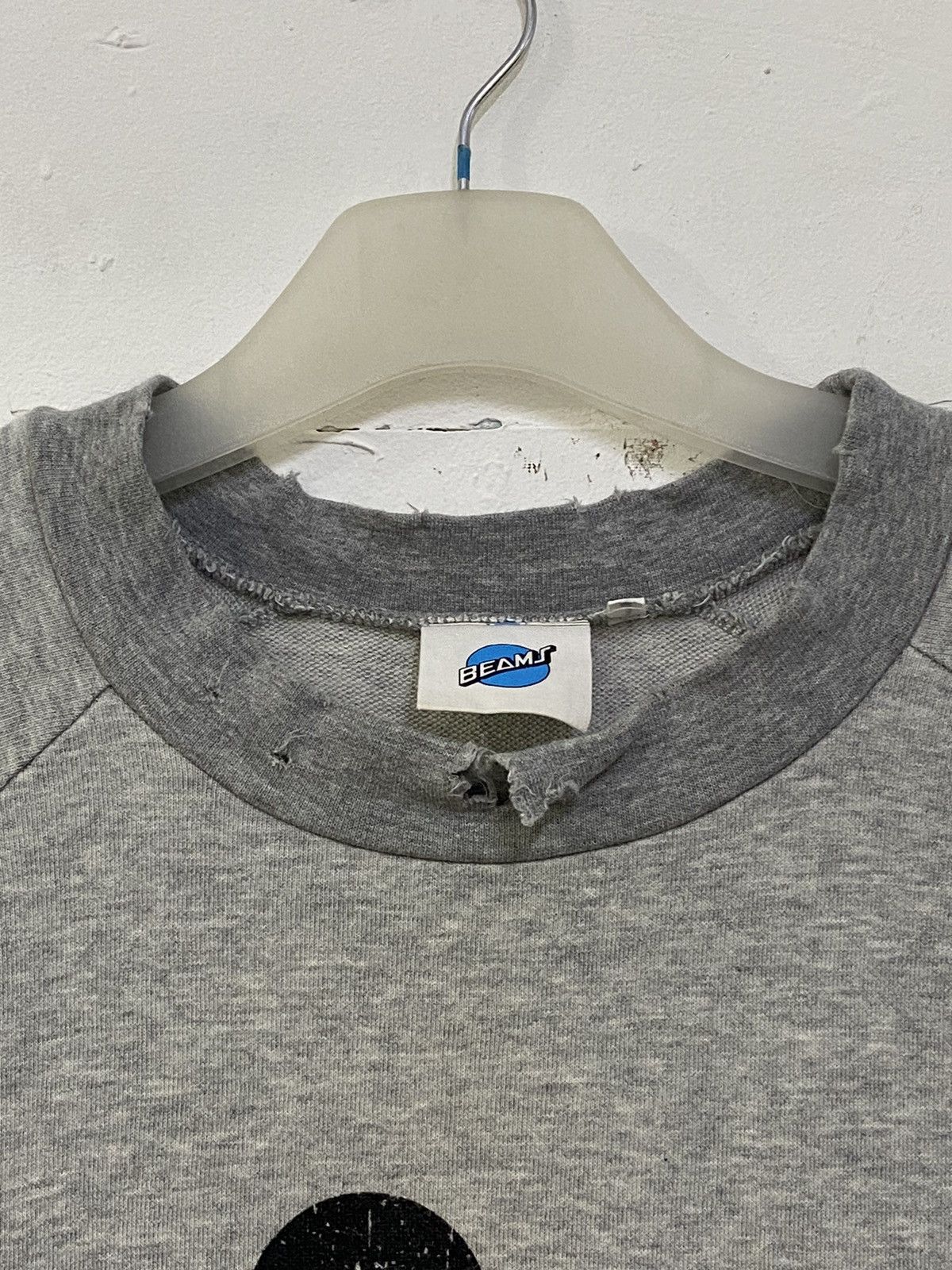 Beams Plus BEAMS X MICKEY MOUSE MIRROR PRINT DISTRESS SWEATSHIRT Size US S / EU 44-46 / 1 - 14 Thumbnail