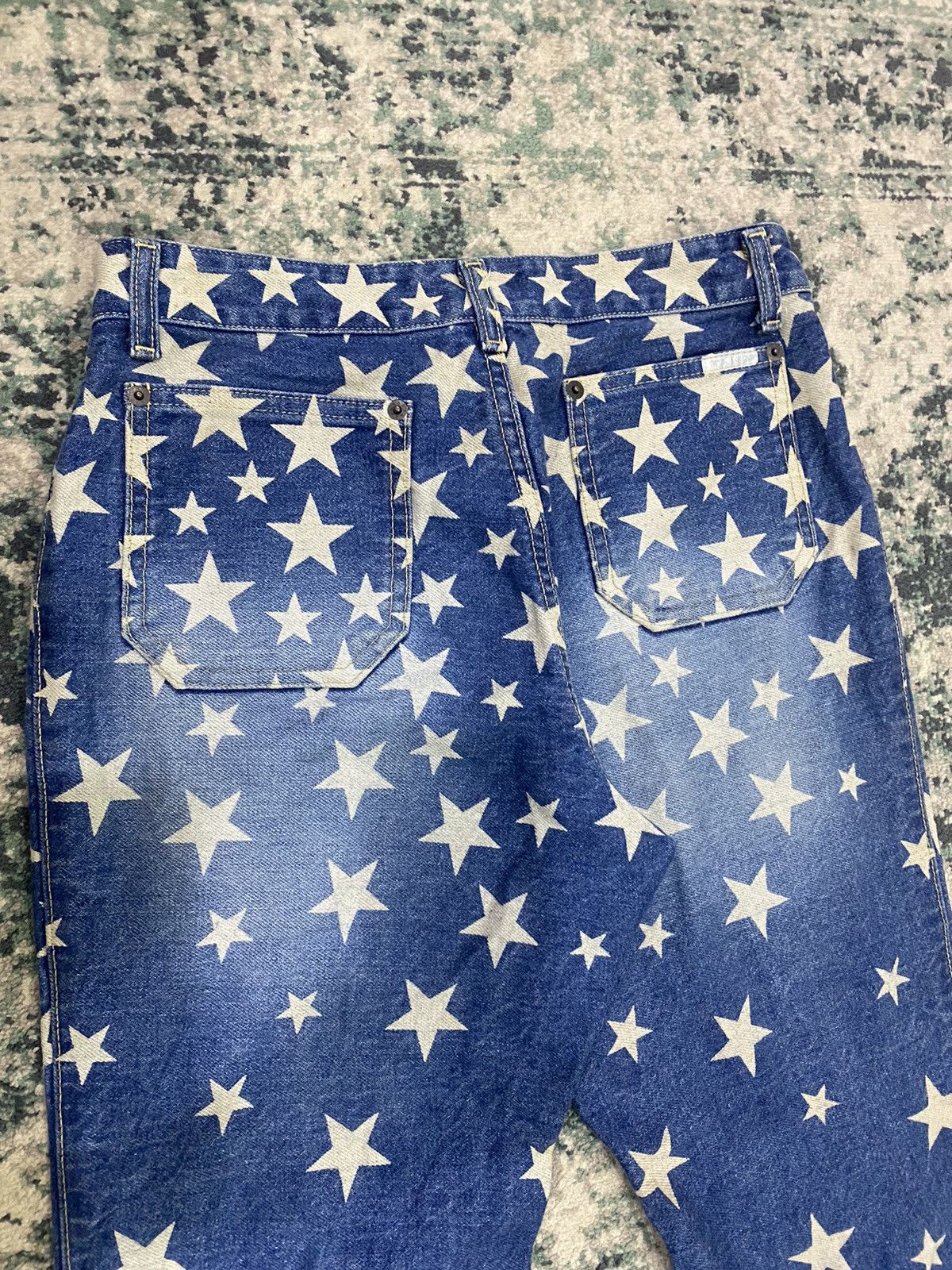 Hysteric Glamour Magic Square Star Printed Hysteric Style Flare Denim Size US 28 / EU 44 - 21 Thumbnail
