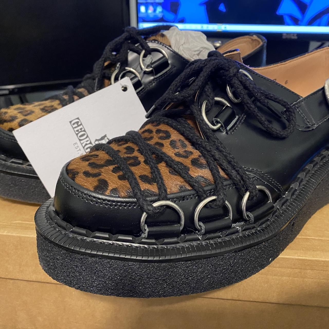 Comme des Garcons Comme Des Garcons x George Cox D Ring Buckle Leopard Creeper Size US 7 / EU 40 - 2 Thumbnail