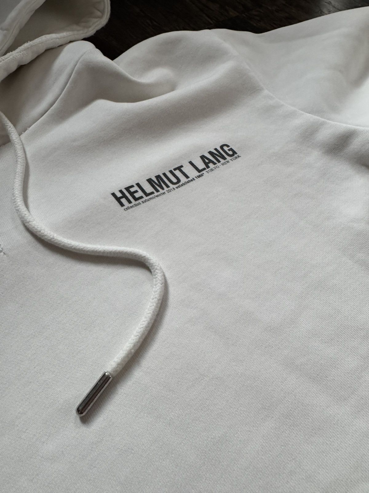 Helmut Lang Helmut Lang AW 2018 OG Logo Hoodie Size US M / EU 48-50 / 2 - 2 Thumbnail