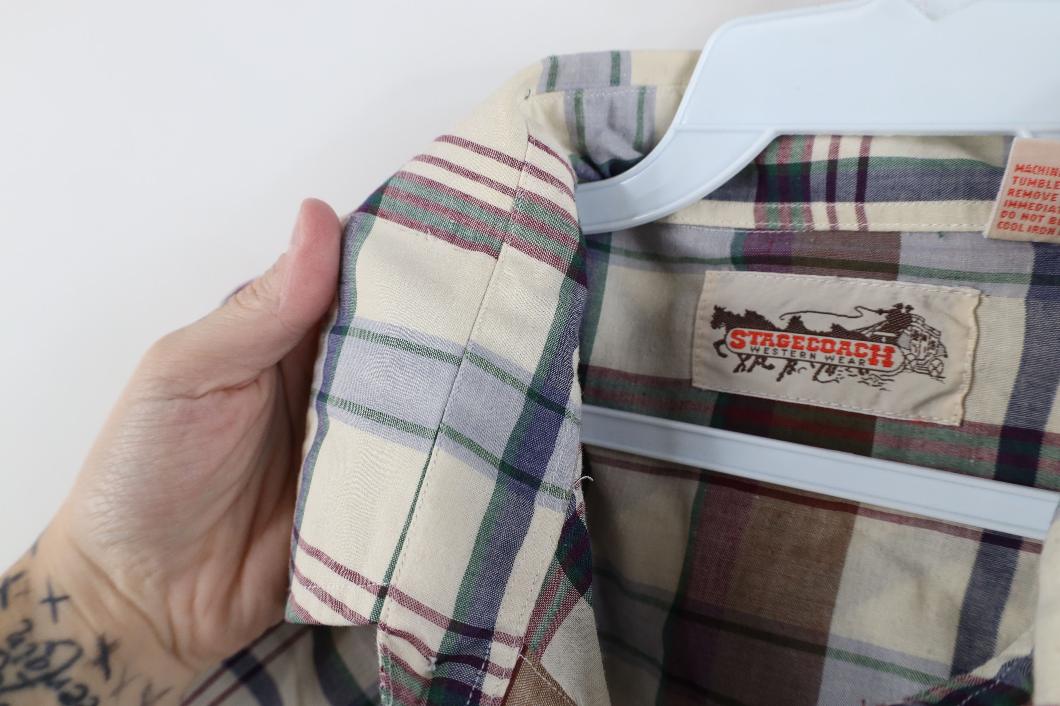 Vintage Vintage 70s Streetwear Western Cowboy Snap Button Shirt Size US M / EU 48-50 / 2 - 10 Thumbnail