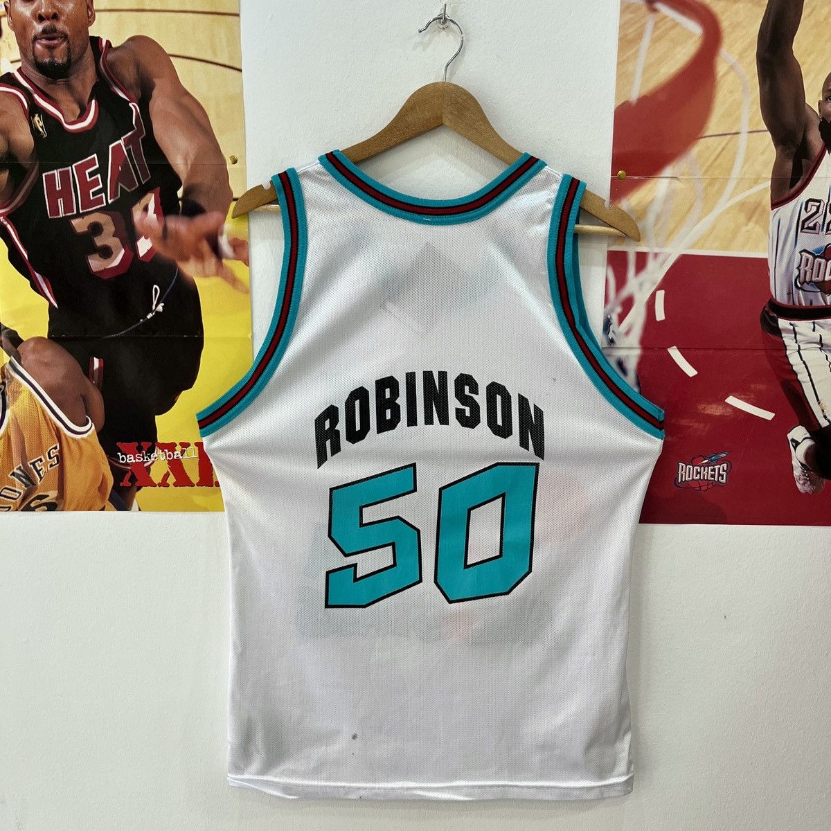 Champion × NBA × Vintage Vintage David Robinson 1996 All Star West Champion Jersey Size US M / EU 48-50 / 2 - 2 Thumbnail