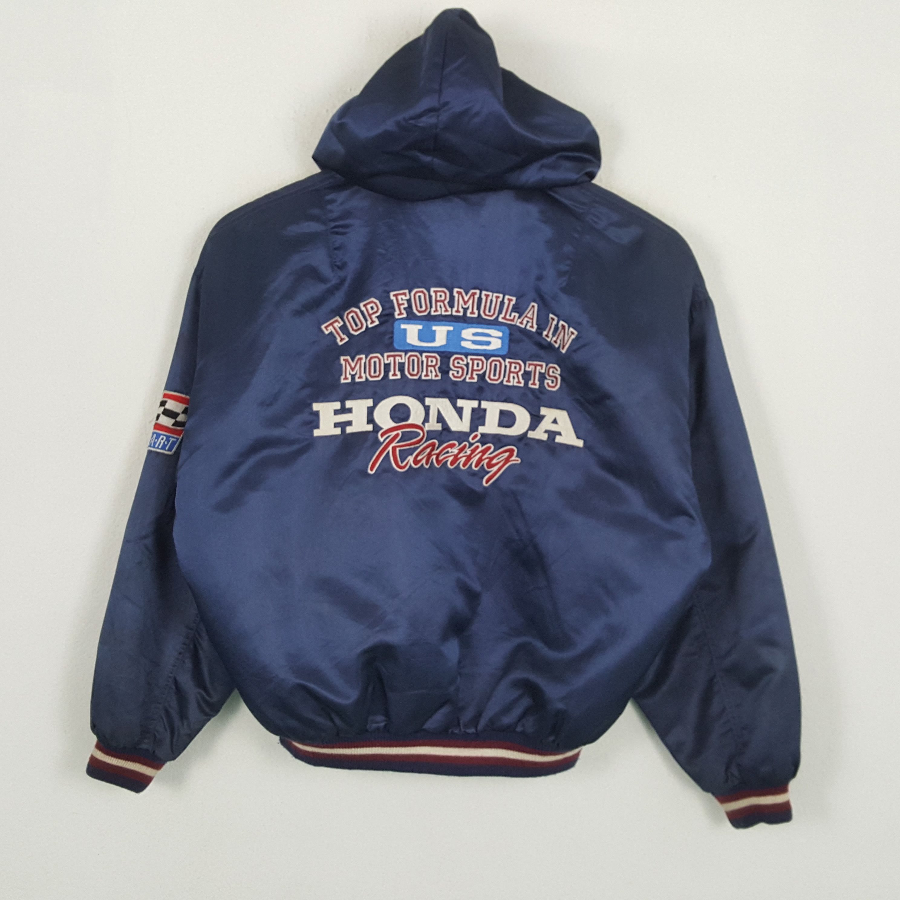 Honda × Vintage HONDA RACING Japanese Motorsports Hoodies Jacket Size US XL / EU 56 / 4 - 1 Thumbnail