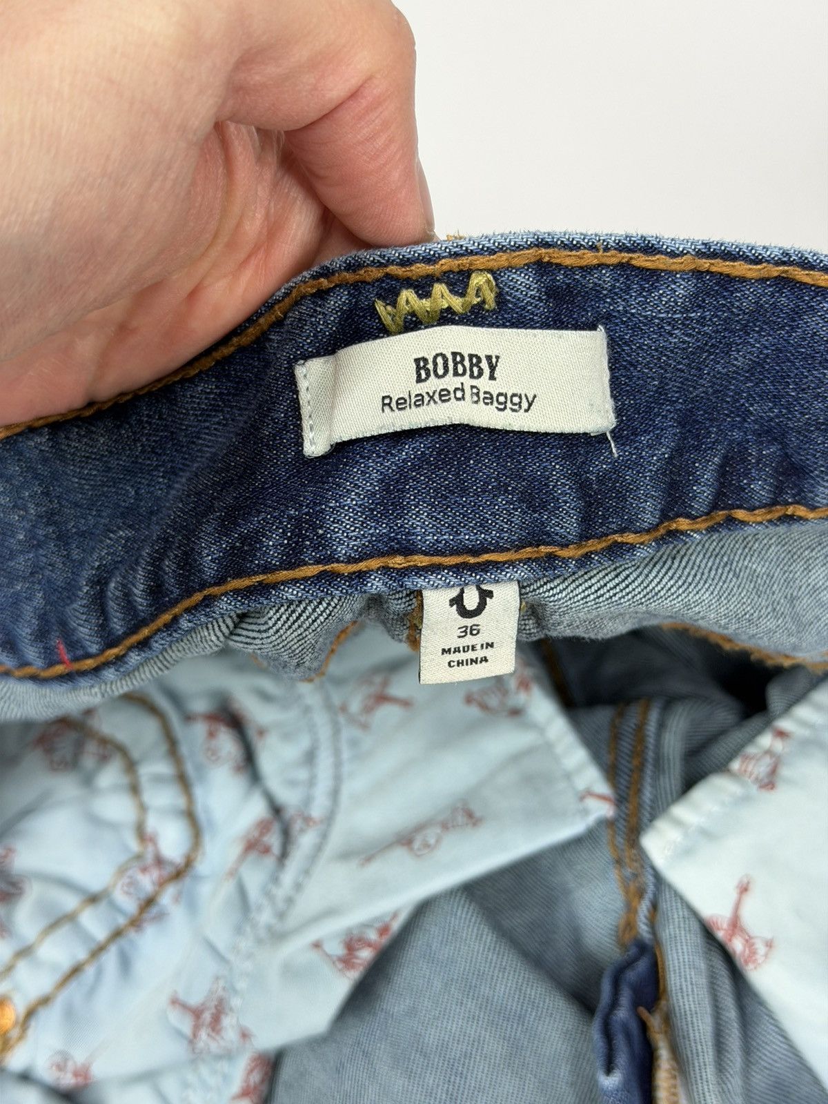 True Religion Vintage True Religion Bobby Relaxed Baggy Denim Jeans Y2K Size US 36 / EU 52 - 14 Thumbnail