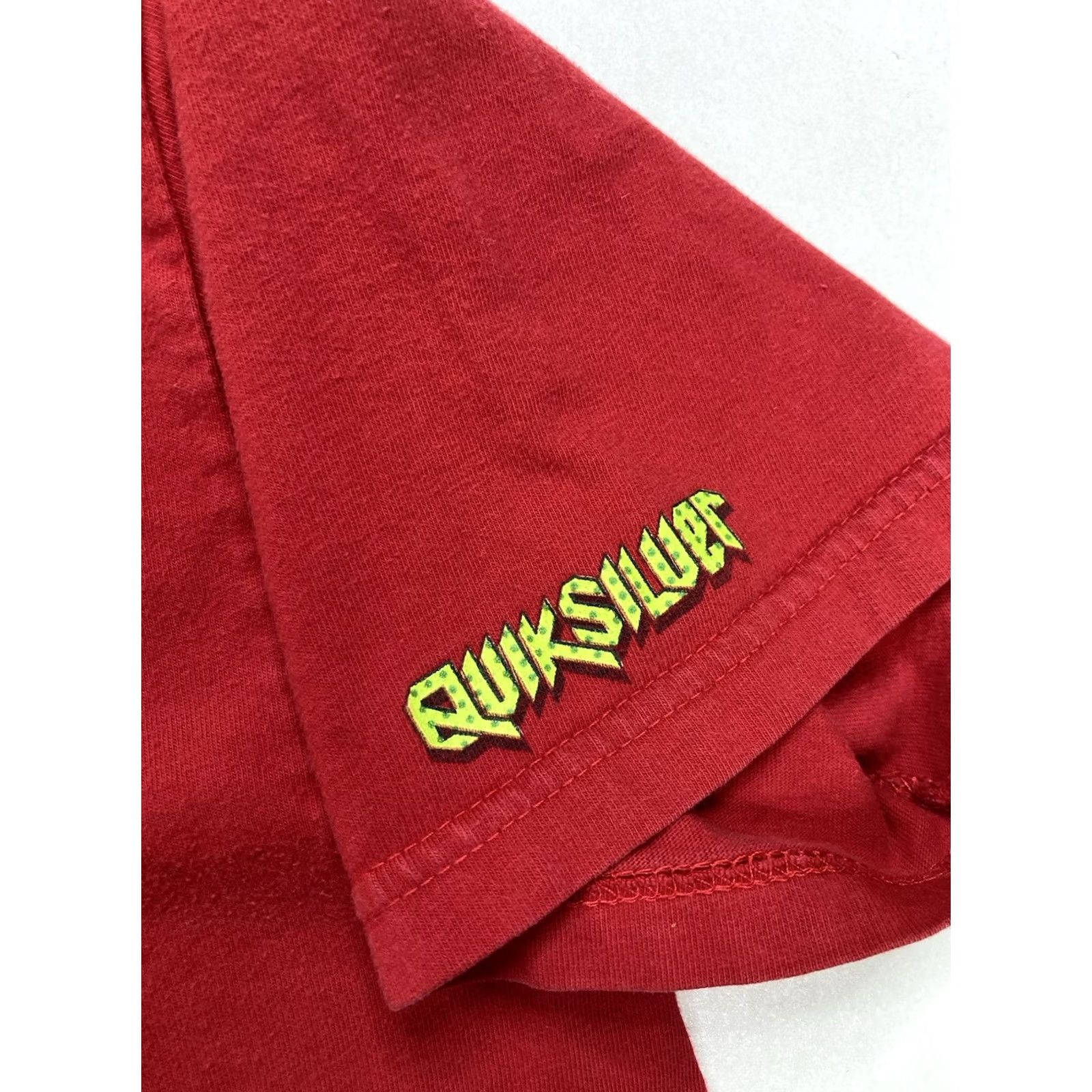 Quiksilver Quiksilver Skull Graphic T-shirt Men Medium Red Short Sleeve Crew Neck Size US M / EU 48-50 / 2 - 3 Thumbnail