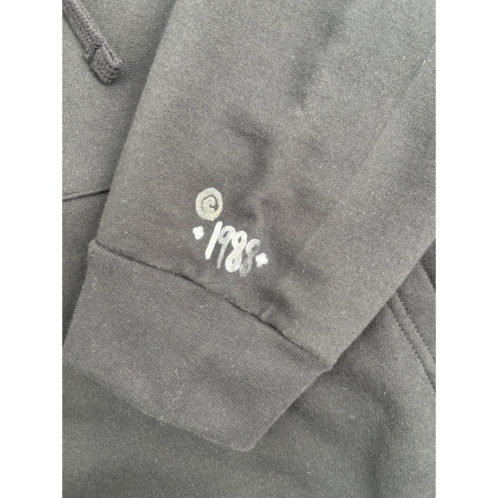 Chrome Hearts Chorme Hearts 1988 Foil Vertical Logo Black Hoodie Size XXL Size US XXL / EU 58 / 5 - 5 Thumbnail