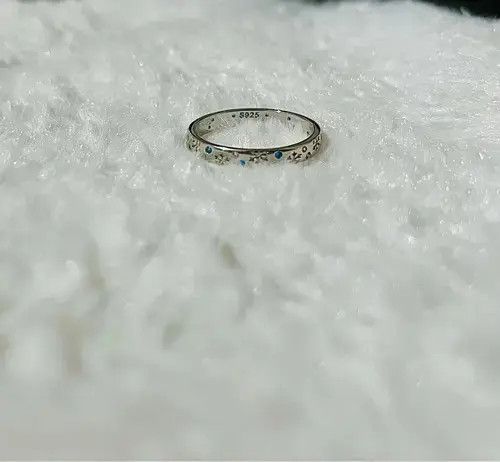 Other Full Print Snow Flakes Ring ( size 6 to 8 only) Size ONE SIZE - 4 Thumbnail