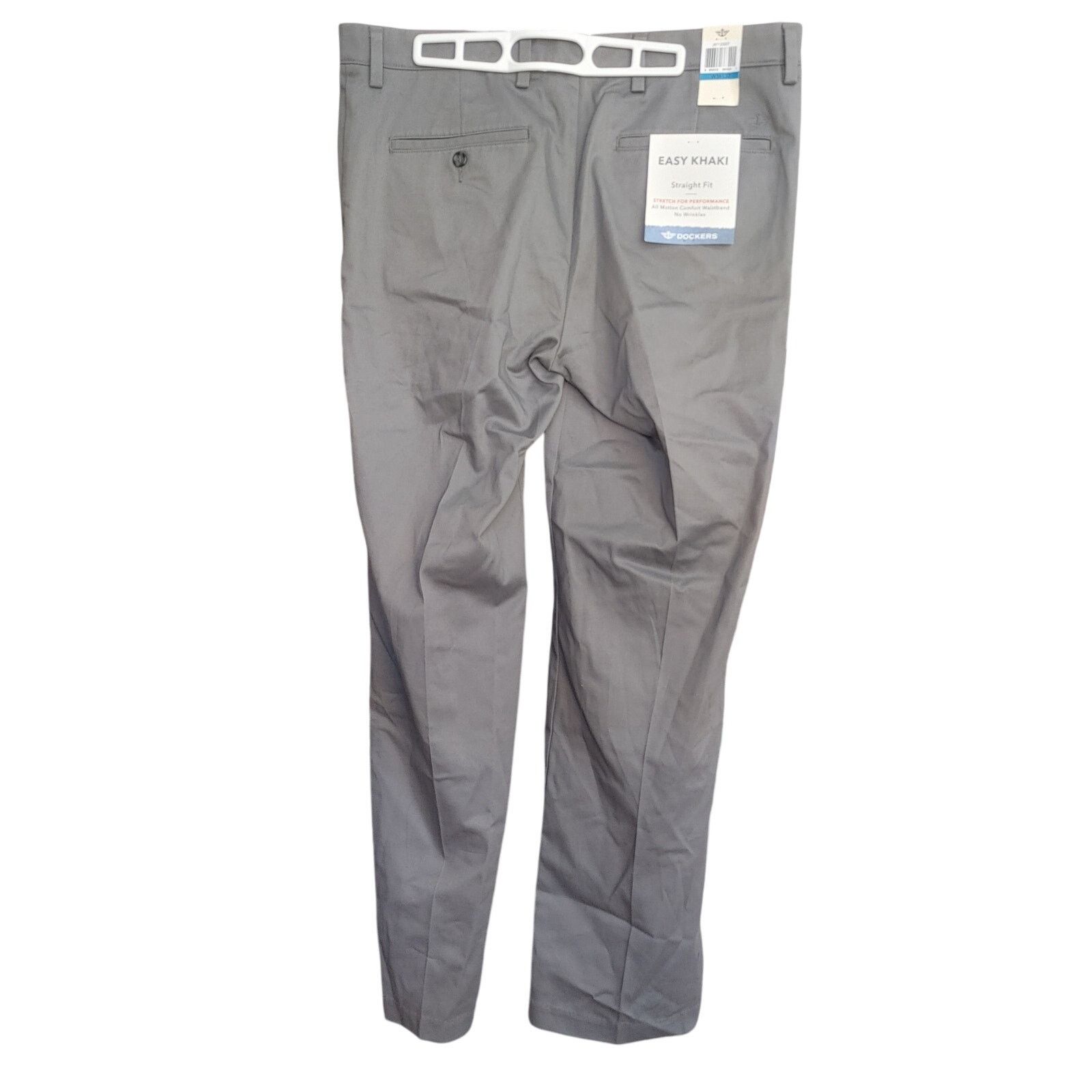Dockers Dockers Men's 36 Gray Easy Khaki Straight Fit Dress Pants Size US 36 / EU 52 - 2 Thumbnail