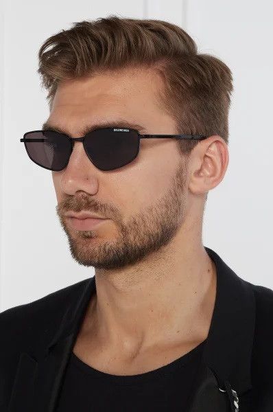 Balenciaga NEW Balenciaga BB0277S 001 Geometric Unisex Sunglasses Size ONE SIZE - 12 Thumbnail