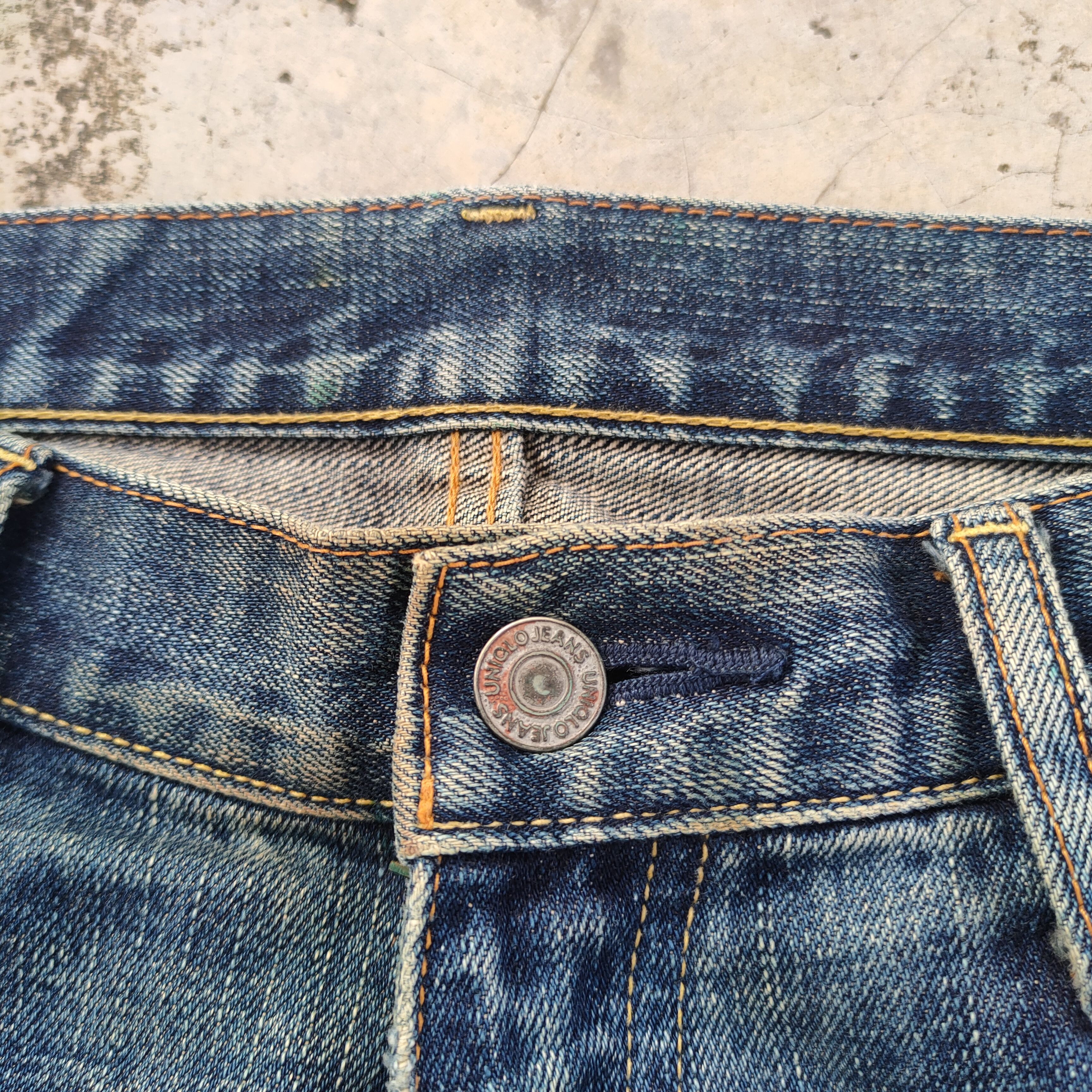 Jean W32 VINTAGE JAPANESE DISTRESSED FADED JEANS PANTS Size US 32 / EU 48 - 5 Thumbnail