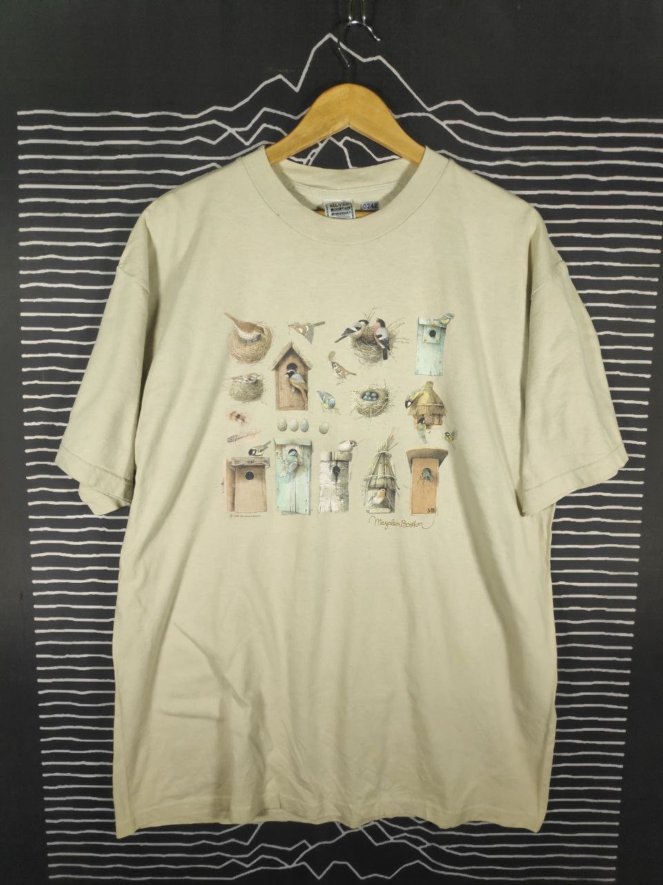 Vintage Vtg 90s Marjolein Bastin Wild Birds Pop Art Tee Size XL Size US XL / EU 56 / 4 - 1 Thumbnail