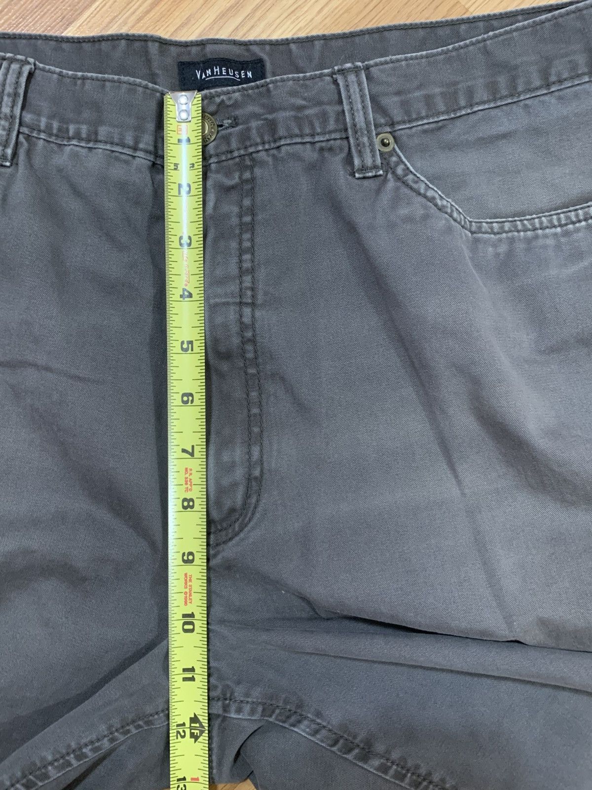 Van Heusen × Vintage 36x29- Van Heusen 5-Pocket Faded Baggy Jean Pants (Grey) Size US 36 / EU 52 - 8 Thumbnail