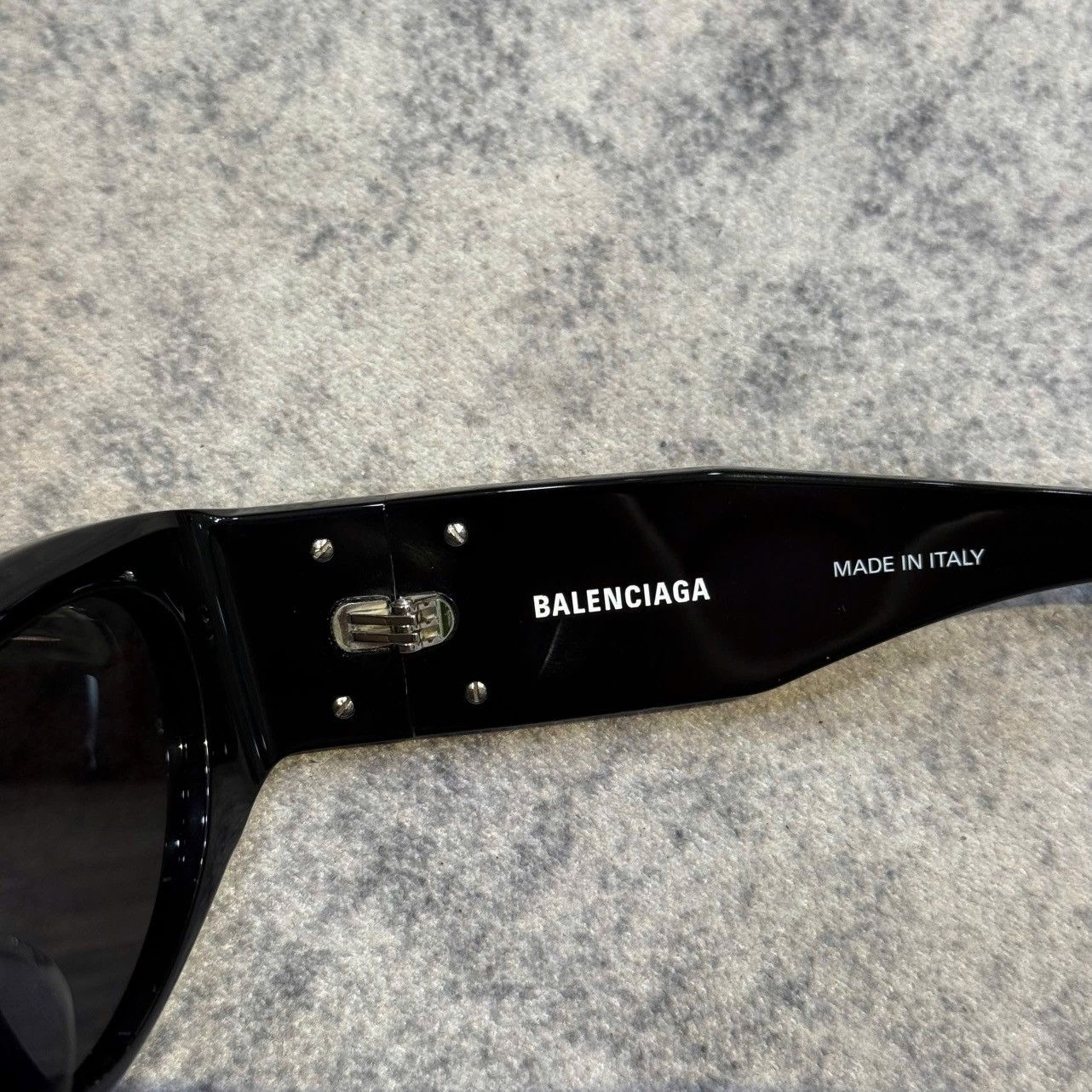 Balenciaga BALENCIAGA BB0324SK 001 Sunglasses BLACK GREY Size ONE SIZE - 5 Thumbnail
